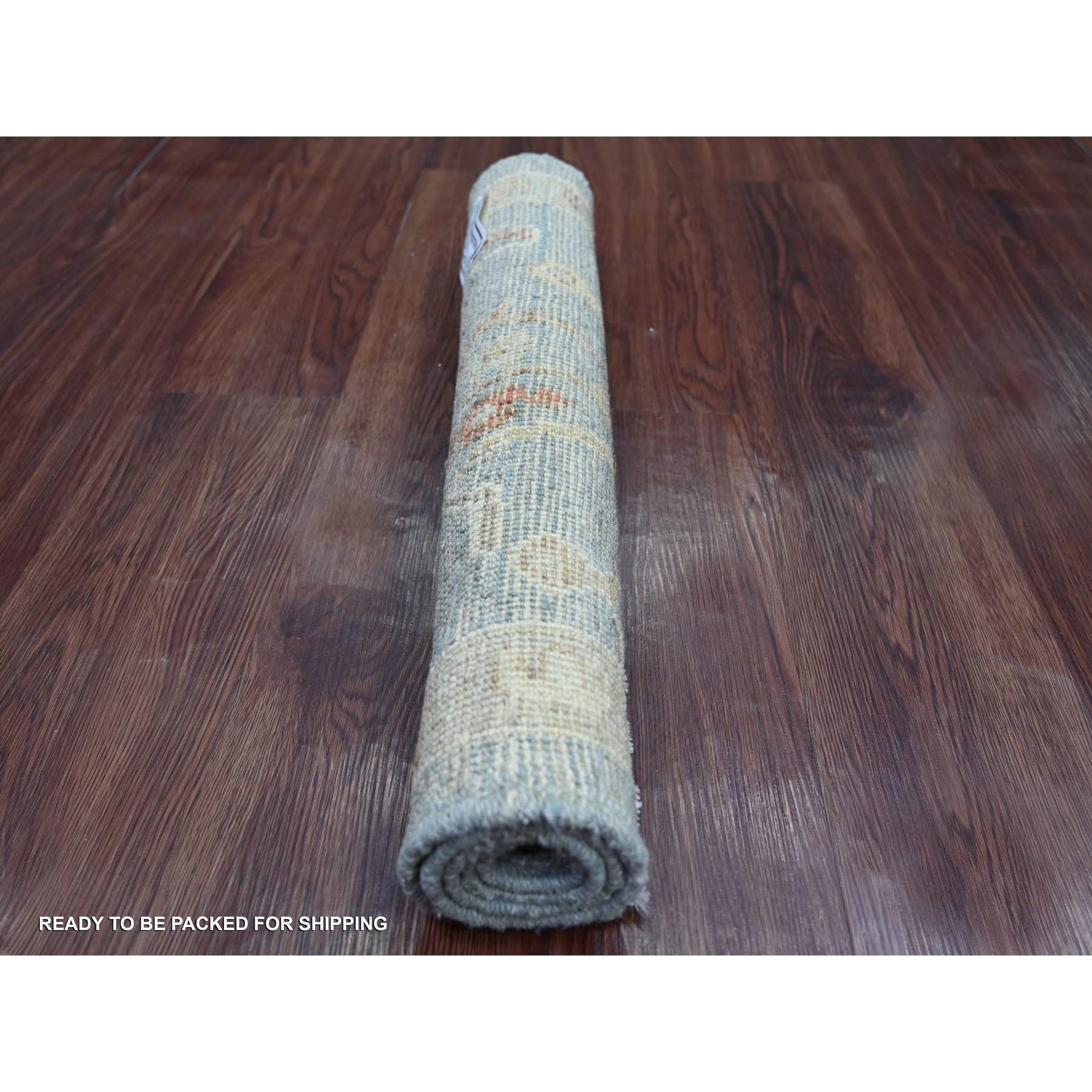 Oushak-And-Peshawar-Hand-Knotted-Rug-112030