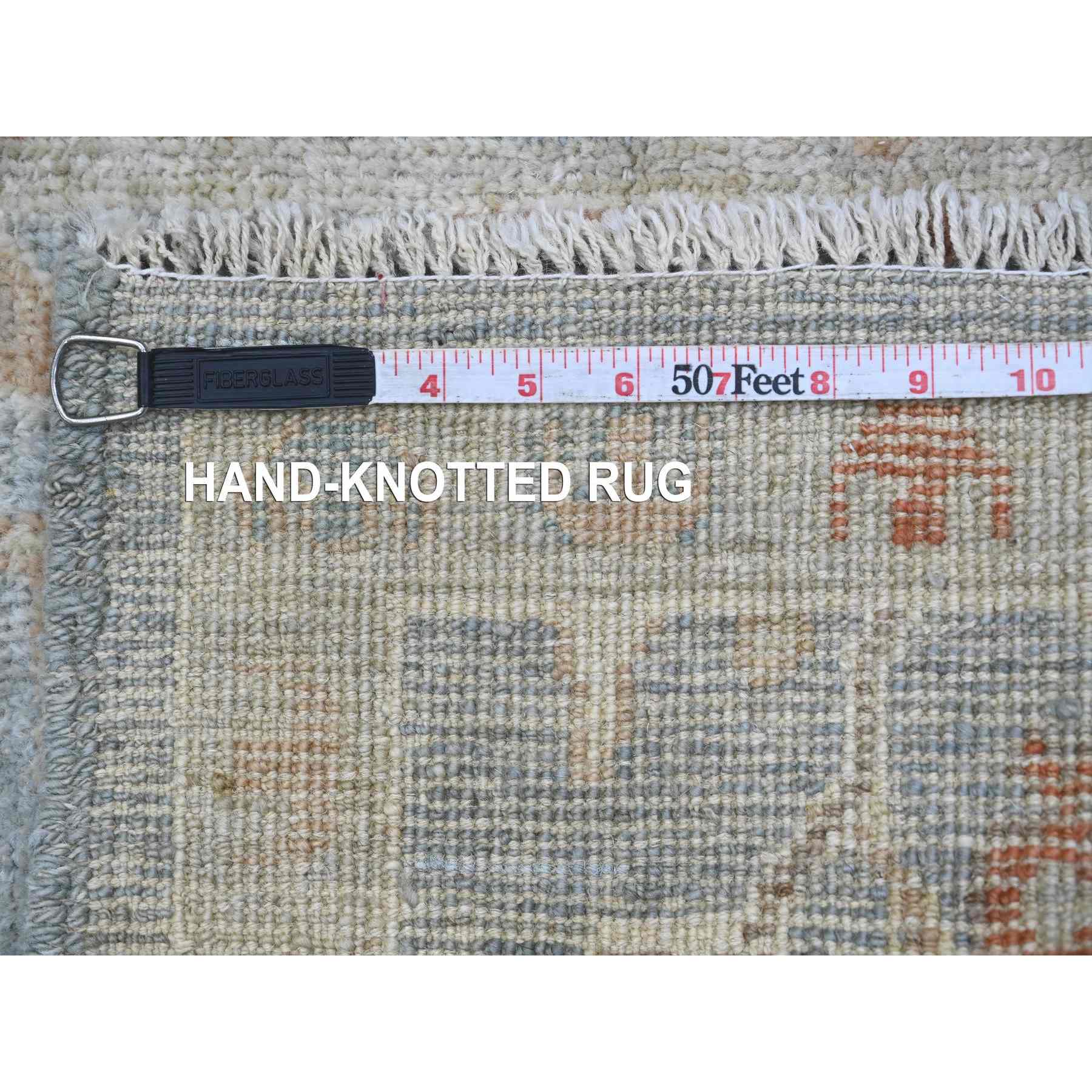 Oushak-And-Peshawar-Hand-Knotted-Rug-112030