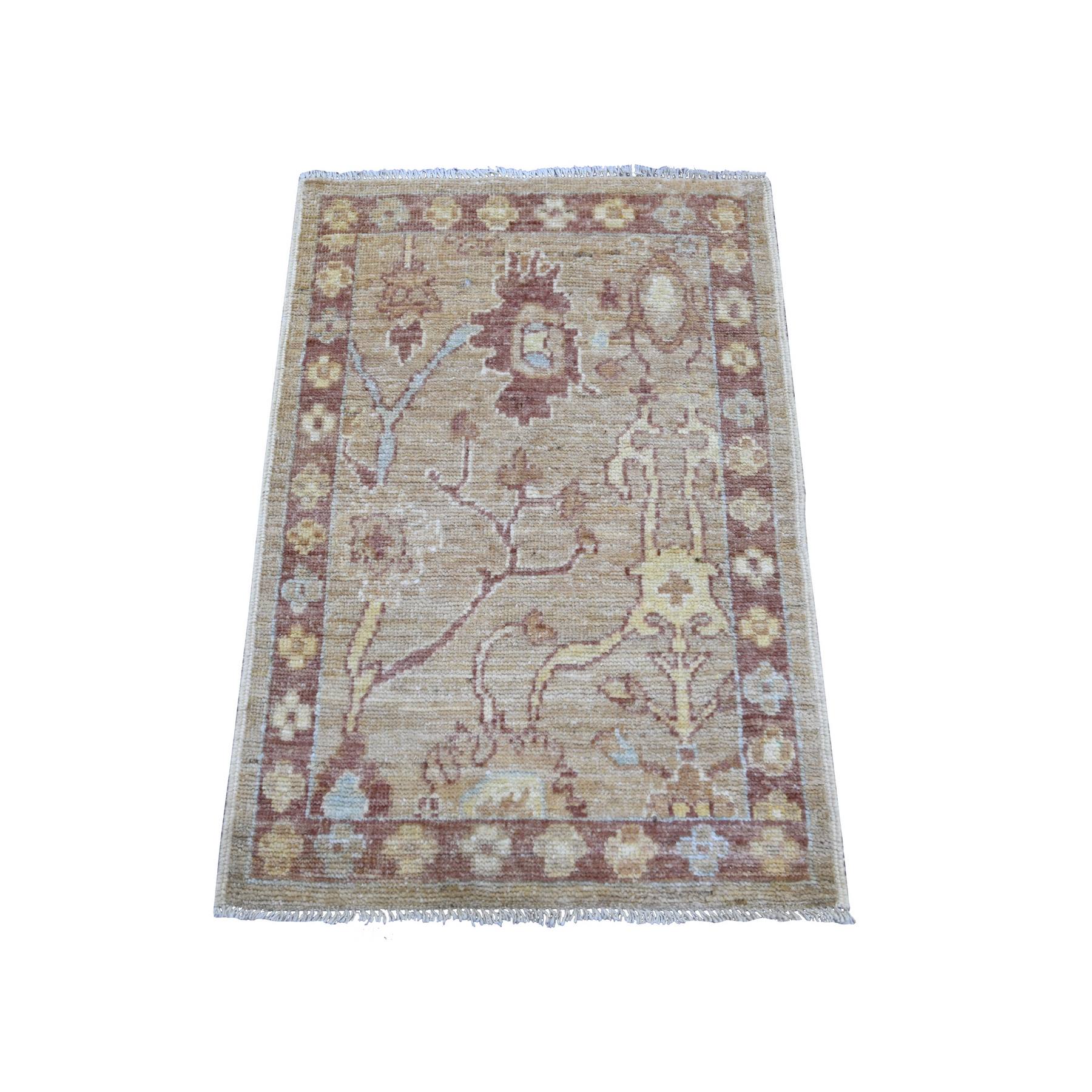 Oushak-And-Peshawar-Hand-Knotted-Rug-112035