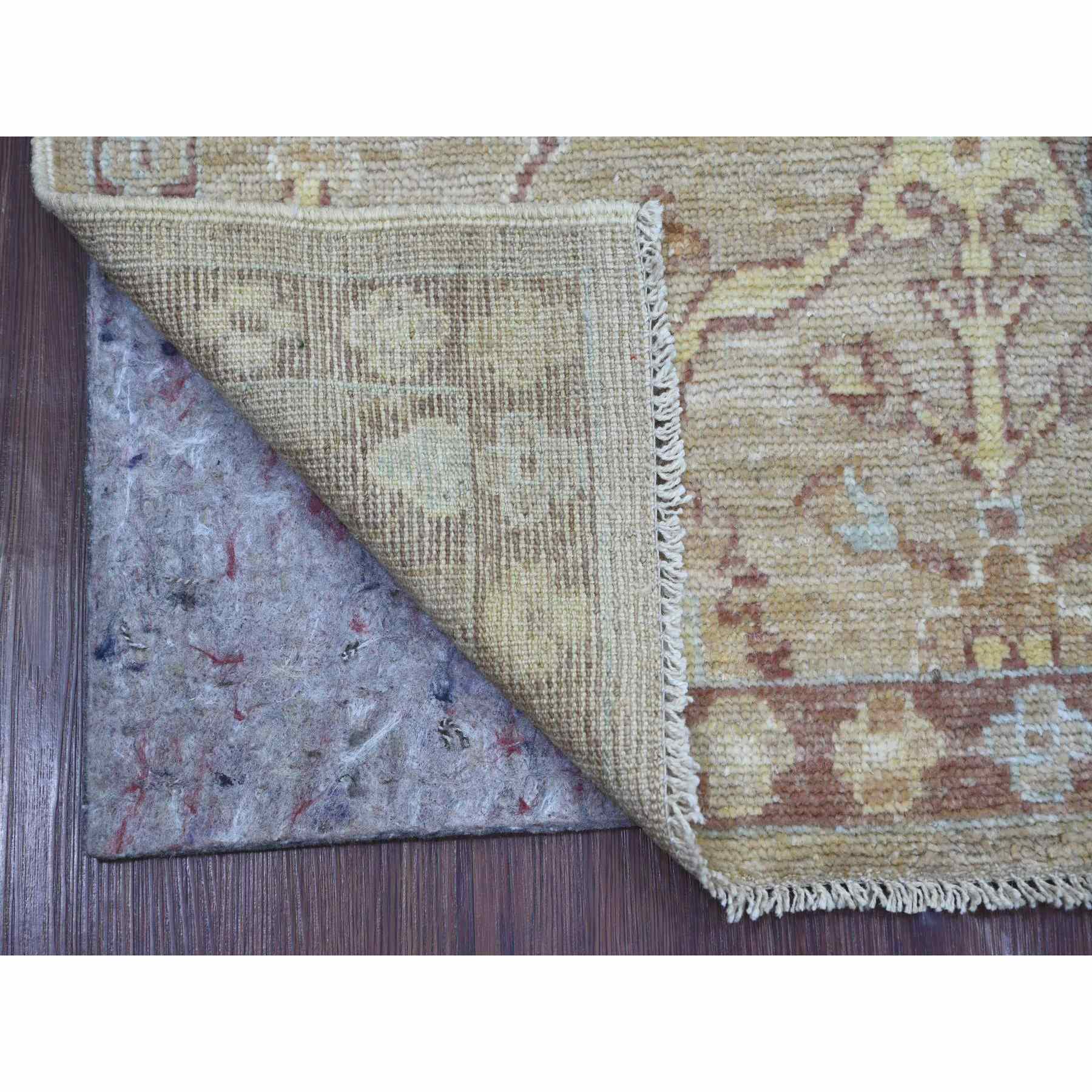 Oushak-And-Peshawar-Hand-Knotted-Rug-112035