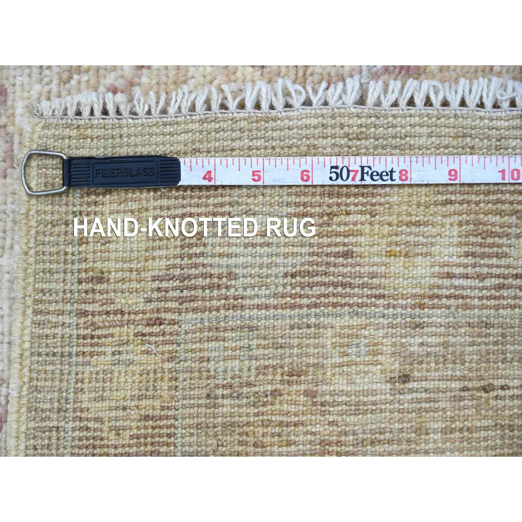 Oushak-And-Peshawar-Hand-Knotted-Rug-112035