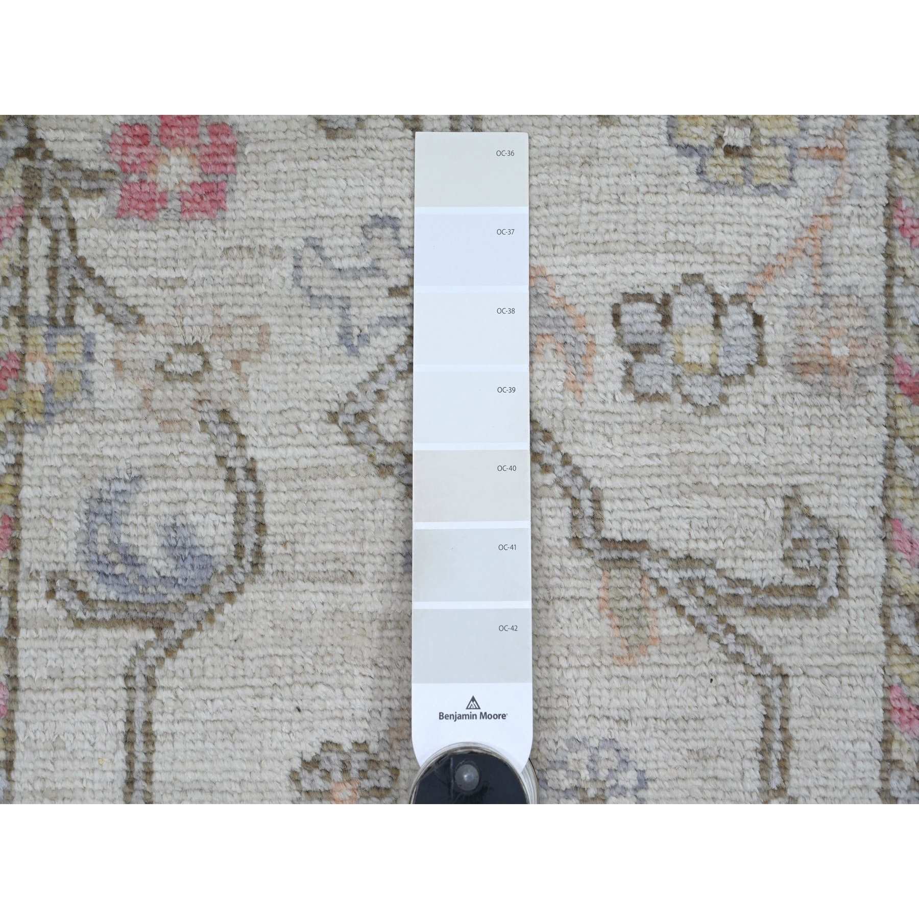 Oushak-And-Peshawar-Hand-Knotted-Rug-112050