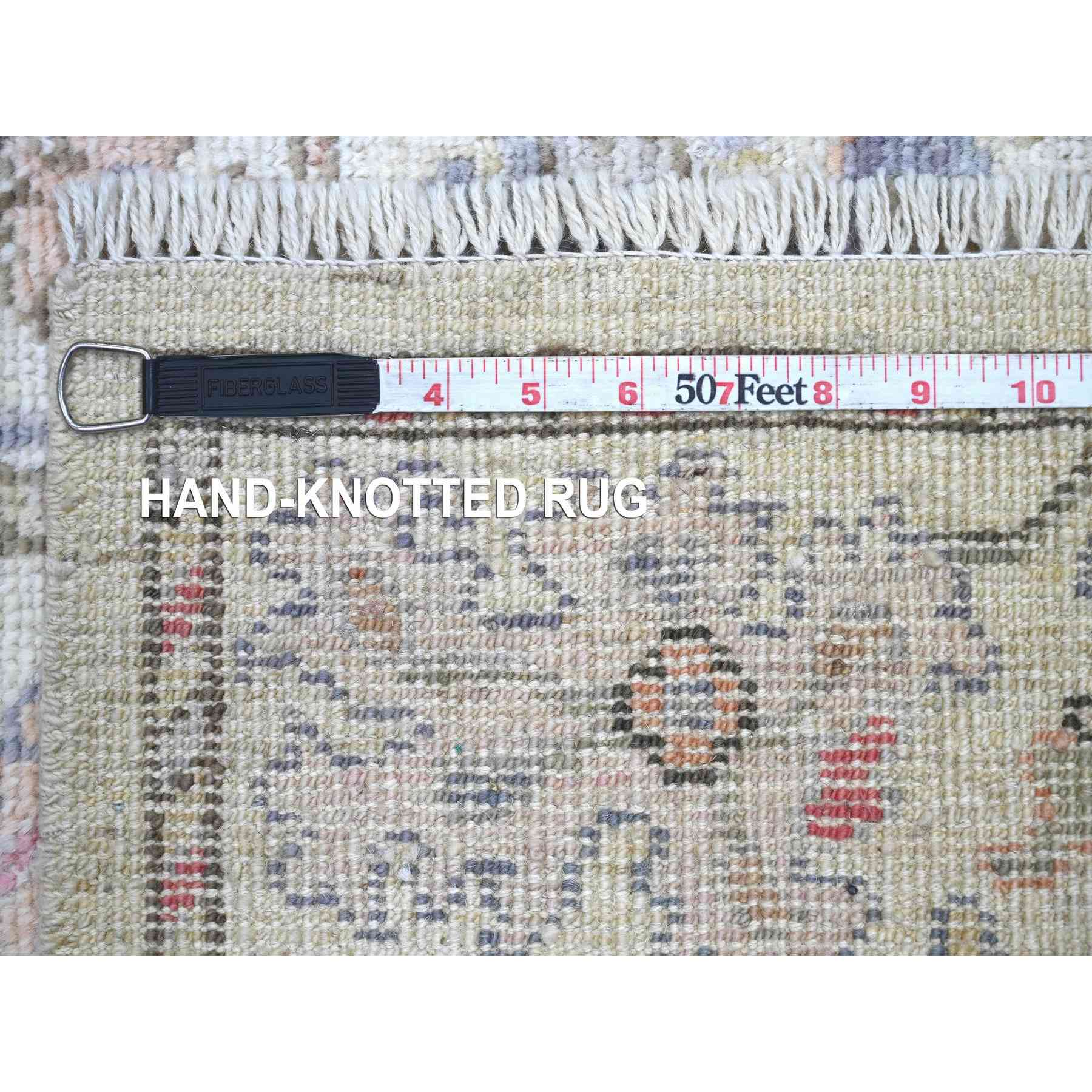 Oushak-And-Peshawar-Hand-Knotted-Rug-112050