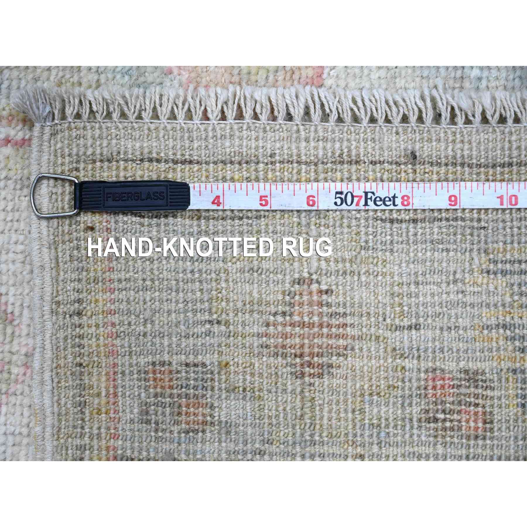 Oushak-And-Peshawar-Hand-Knotted-Rug-112055