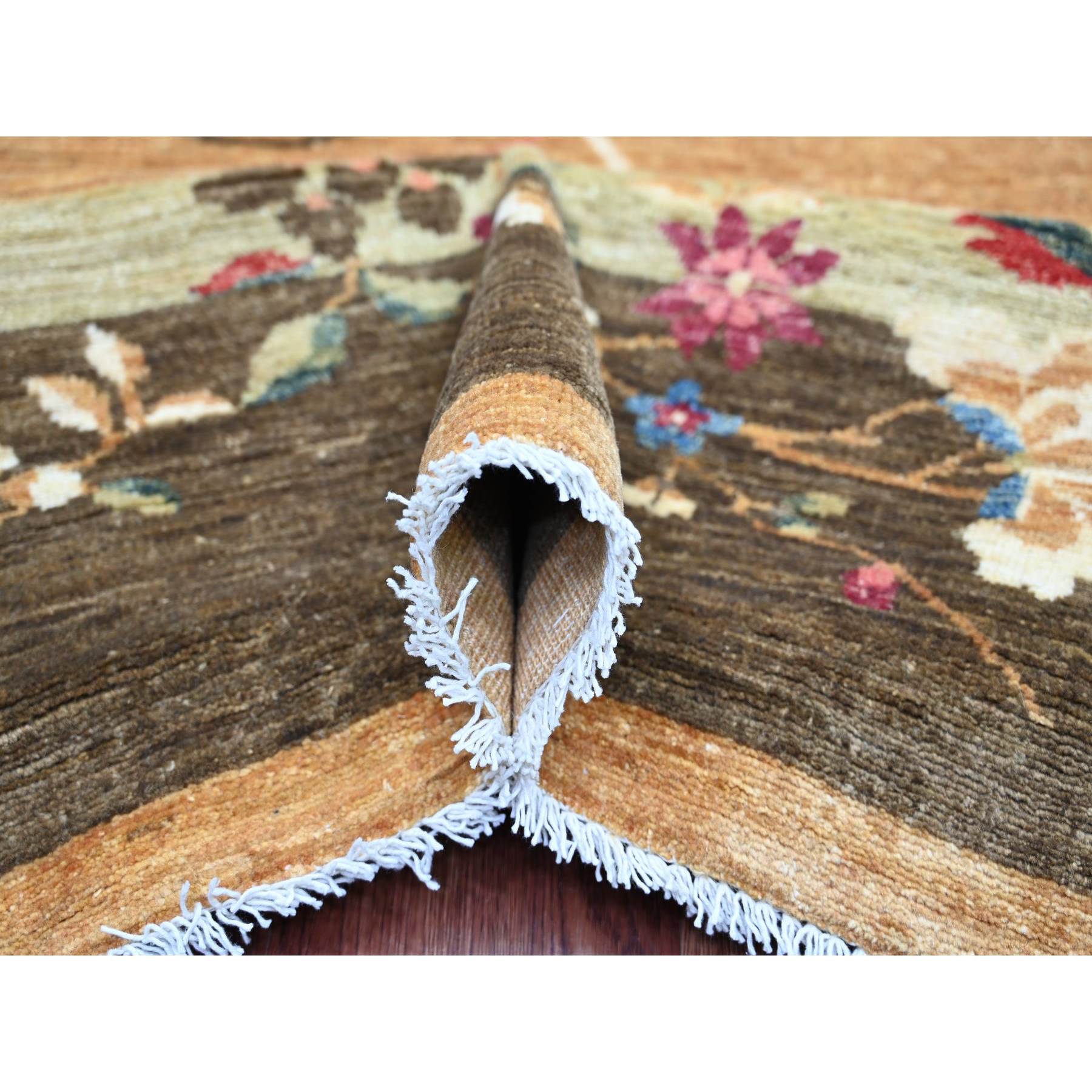 Oushak-And-Peshawar-Hand-Knotted-Rug-112115