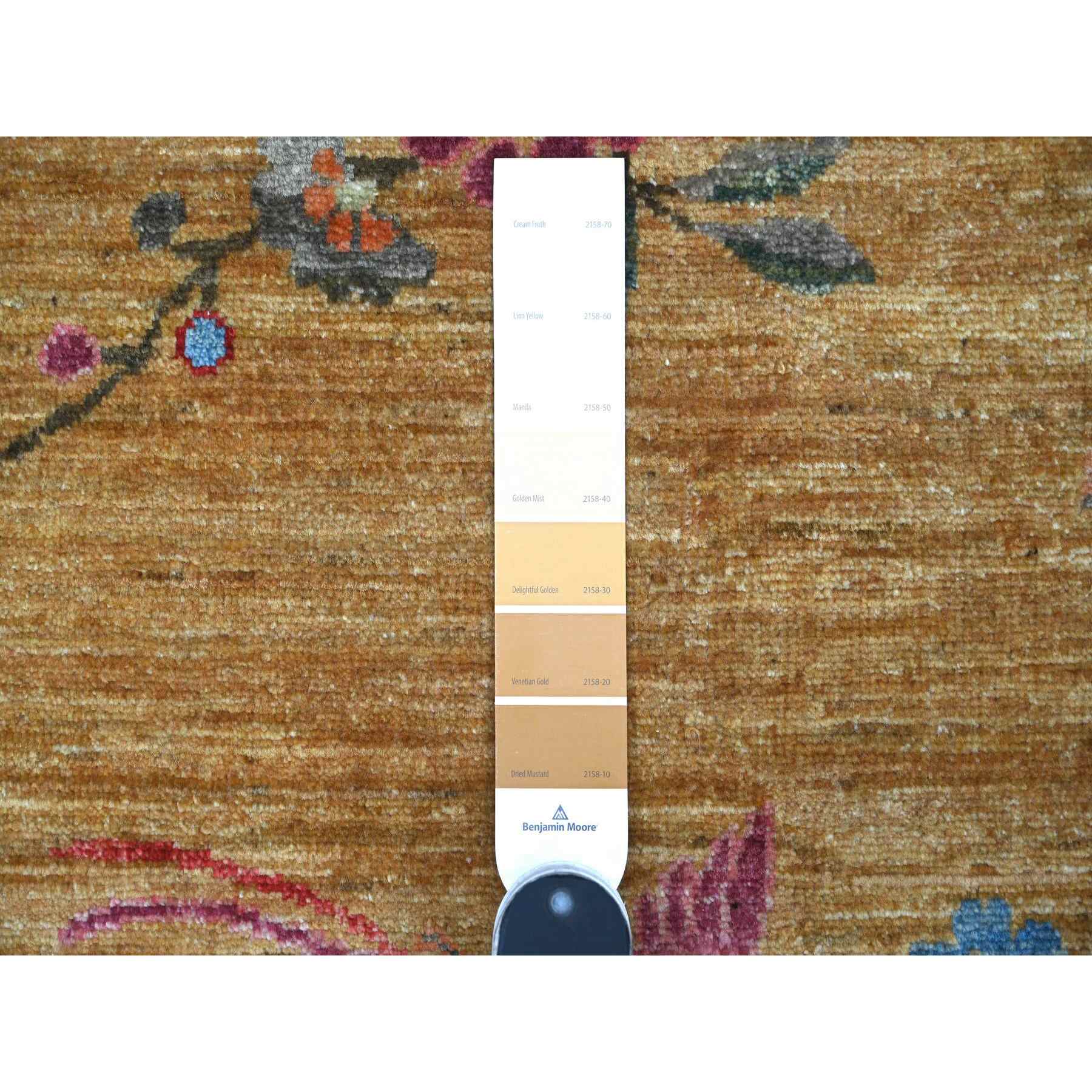 Oushak-And-Peshawar-Hand-Knotted-Rug-112115