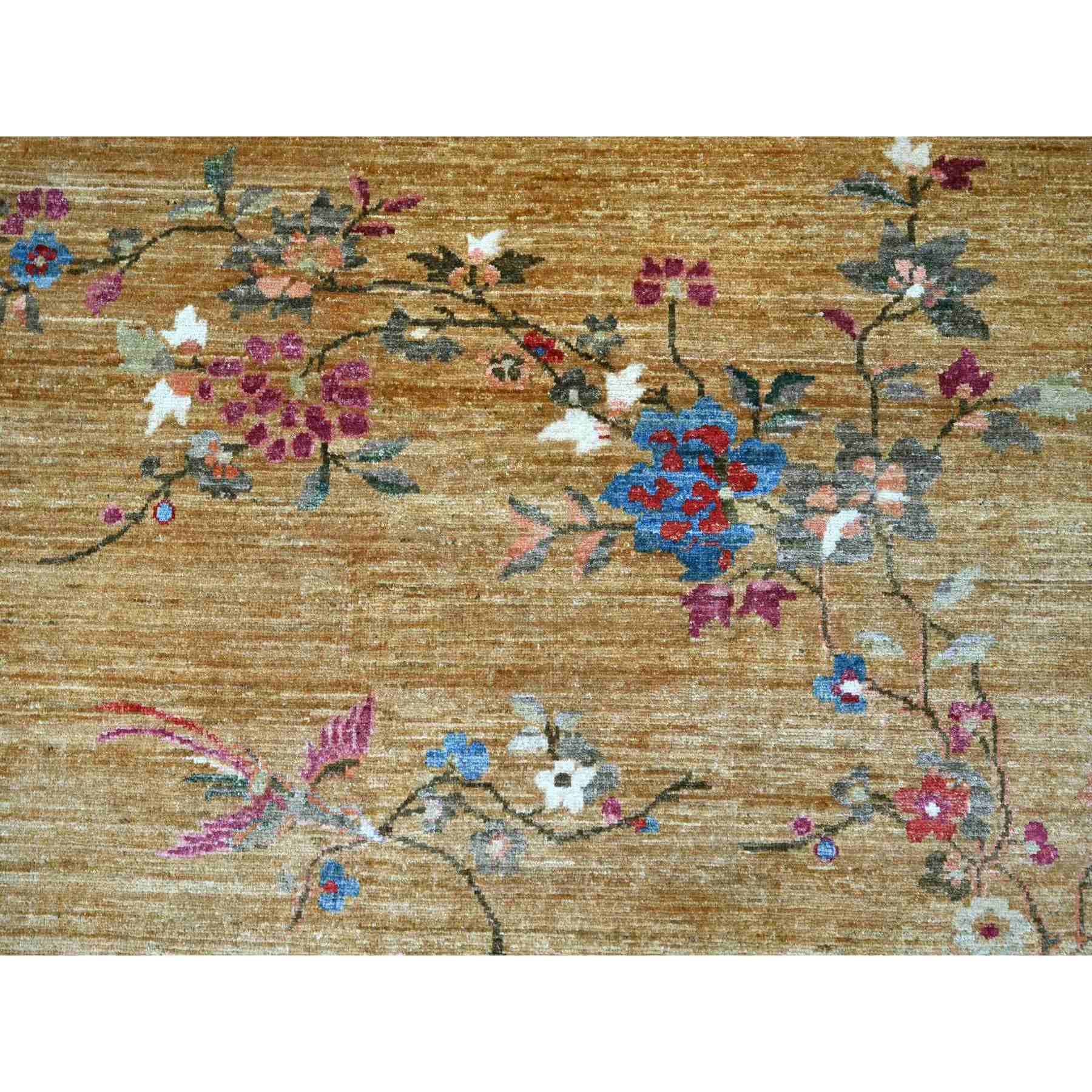 Oushak-And-Peshawar-Hand-Knotted-Rug-112115