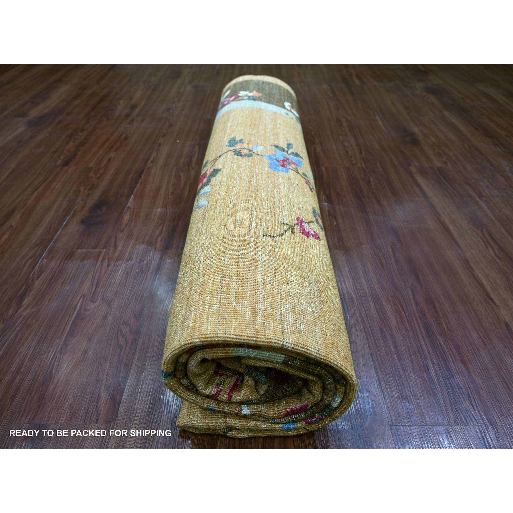 Oushak-And-Peshawar-Hand-Knotted-Rug-112115