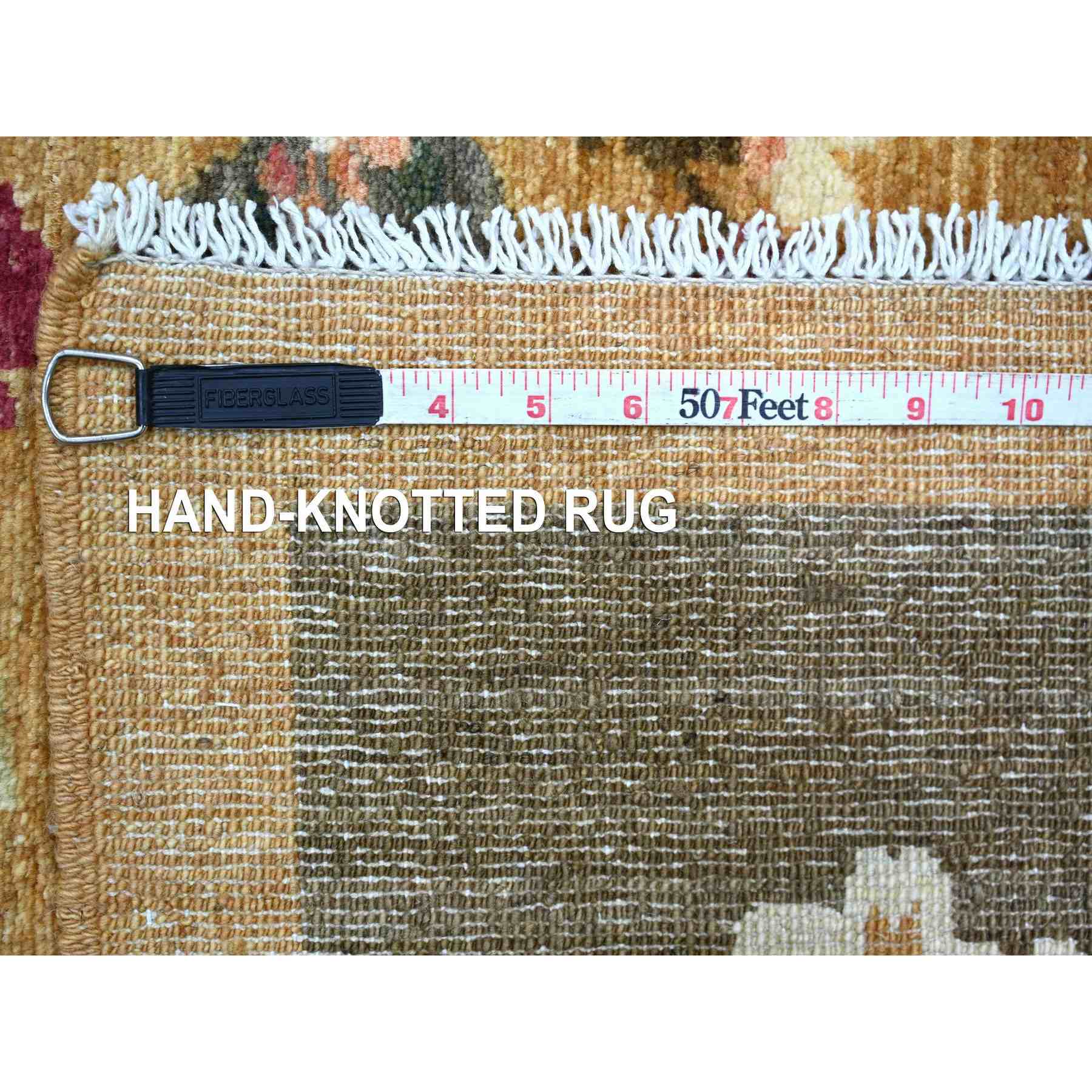 Oushak-And-Peshawar-Hand-Knotted-Rug-112115