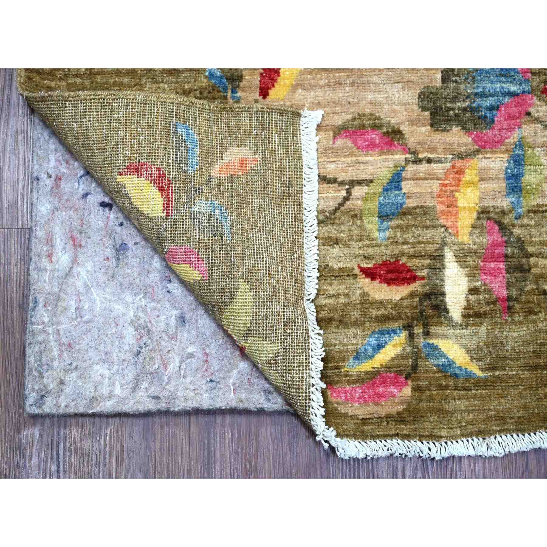 Oushak-And-Peshawar-Hand-Knotted-Rug-112120