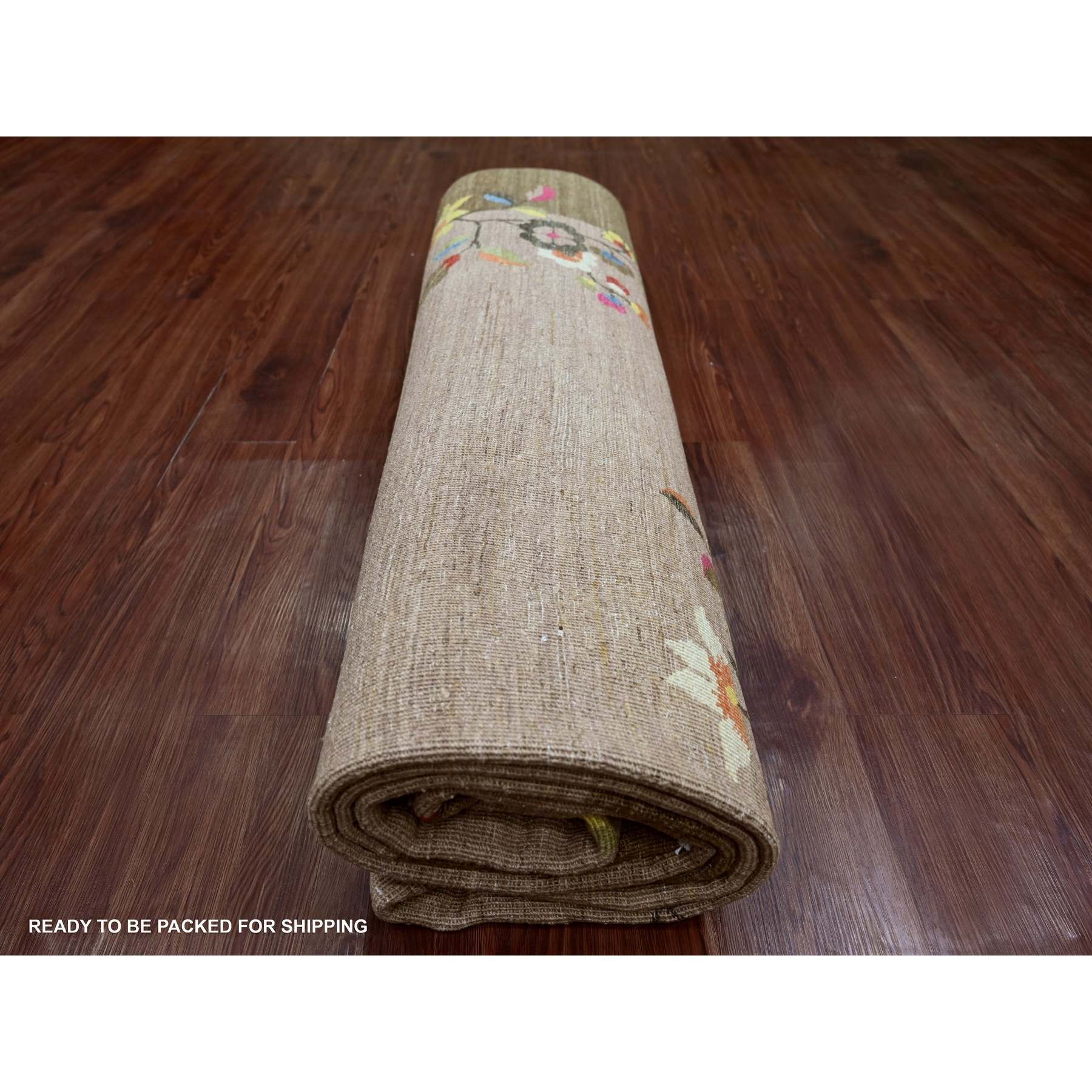 Oushak-And-Peshawar-Hand-Knotted-Rug-112120