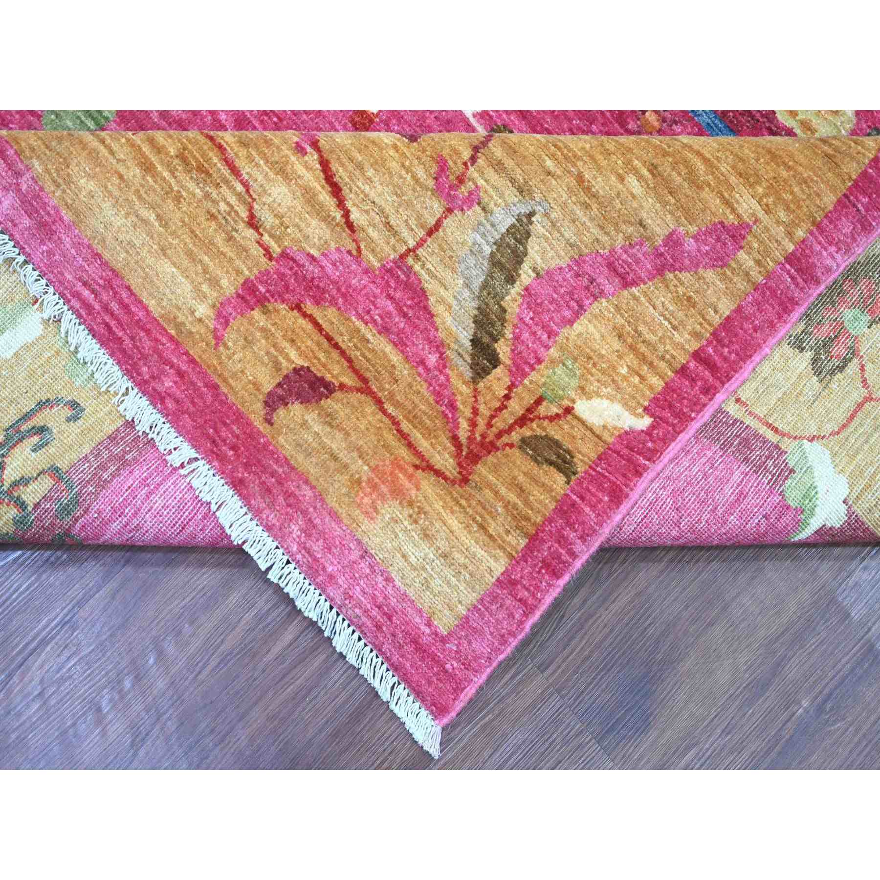 Oushak-And-Peshawar-Hand-Knotted-Rug-112125