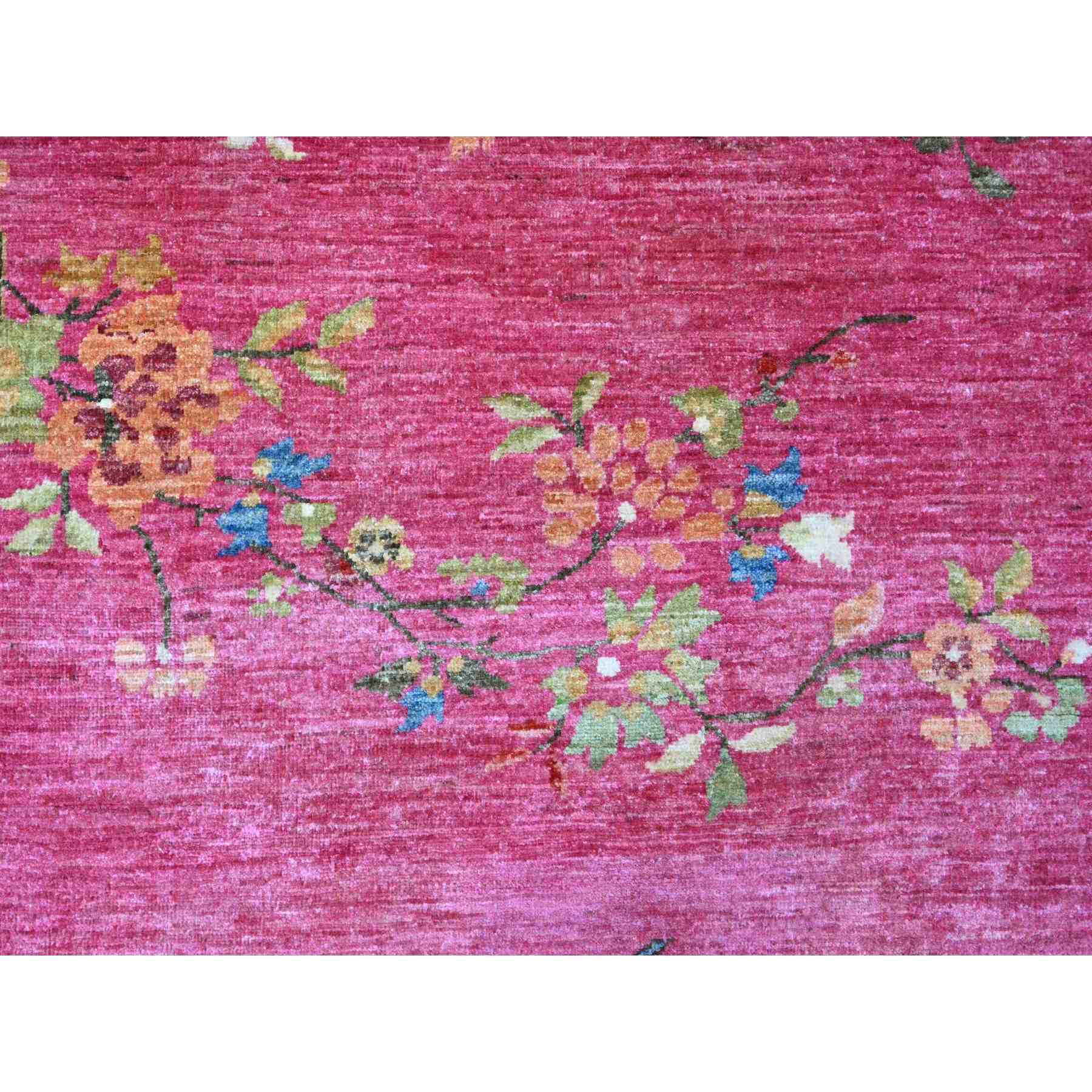 Oushak-And-Peshawar-Hand-Knotted-Rug-112125