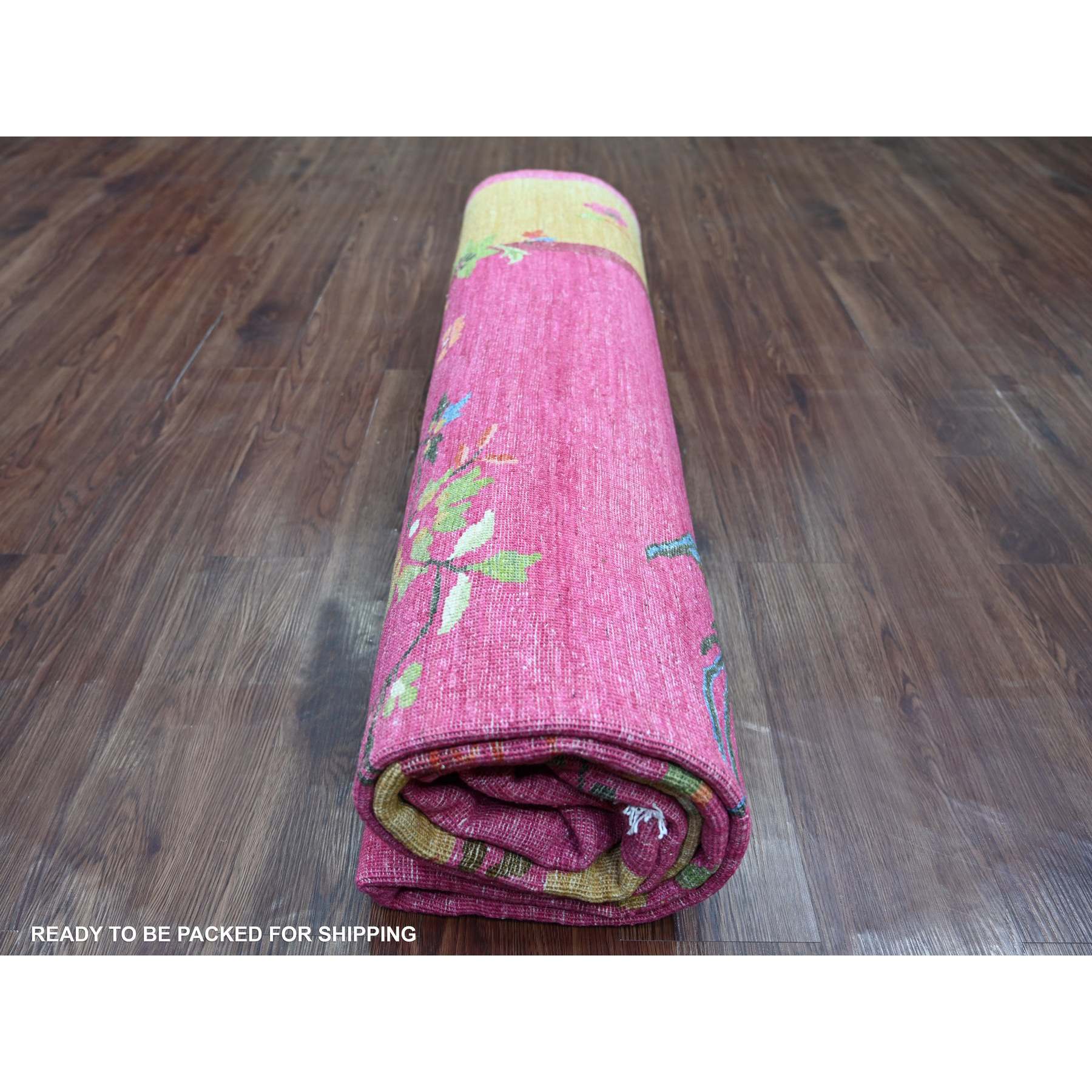 Oushak-And-Peshawar-Hand-Knotted-Rug-112125