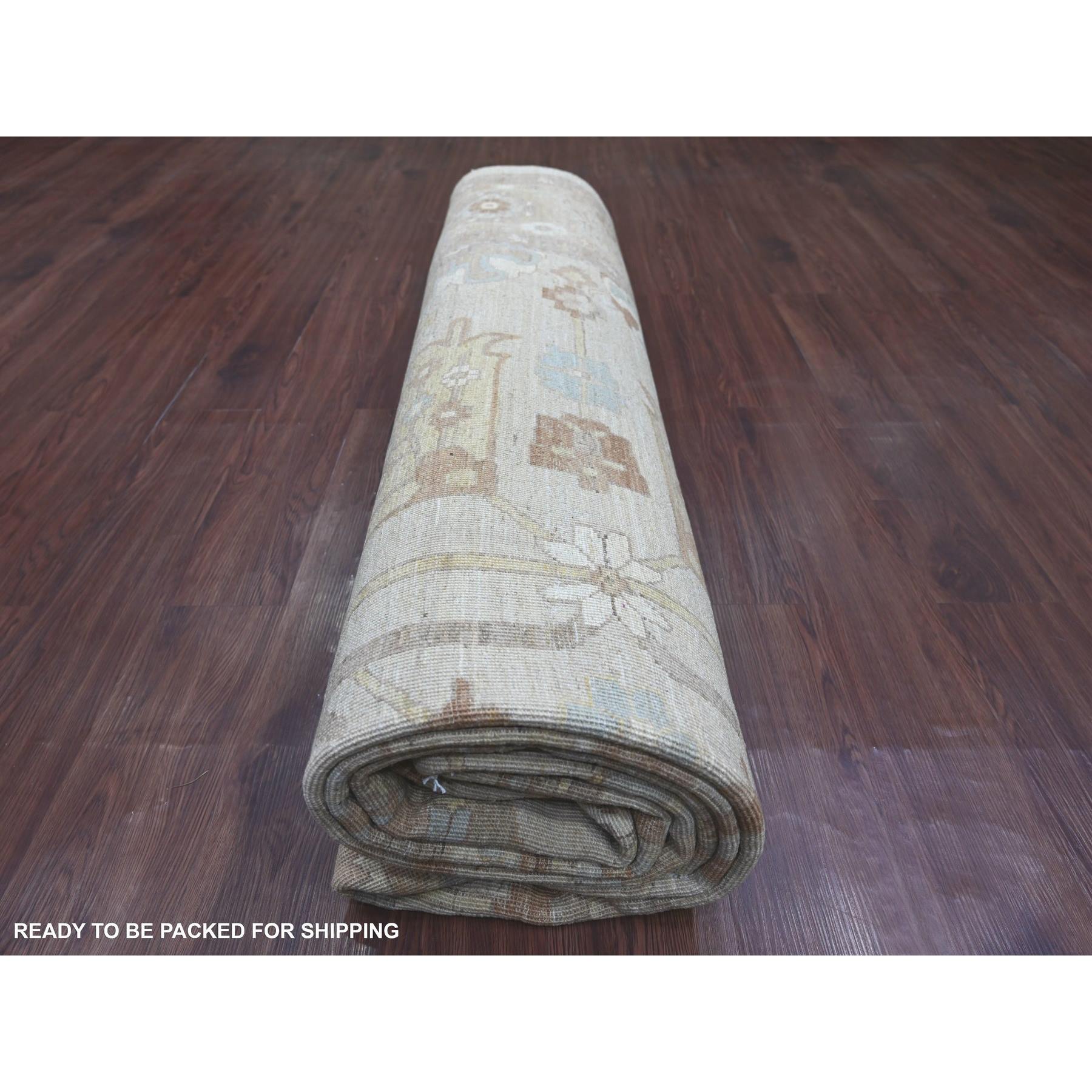 Oushak-And-Peshawar-Hand-Knotted-Rug-112200