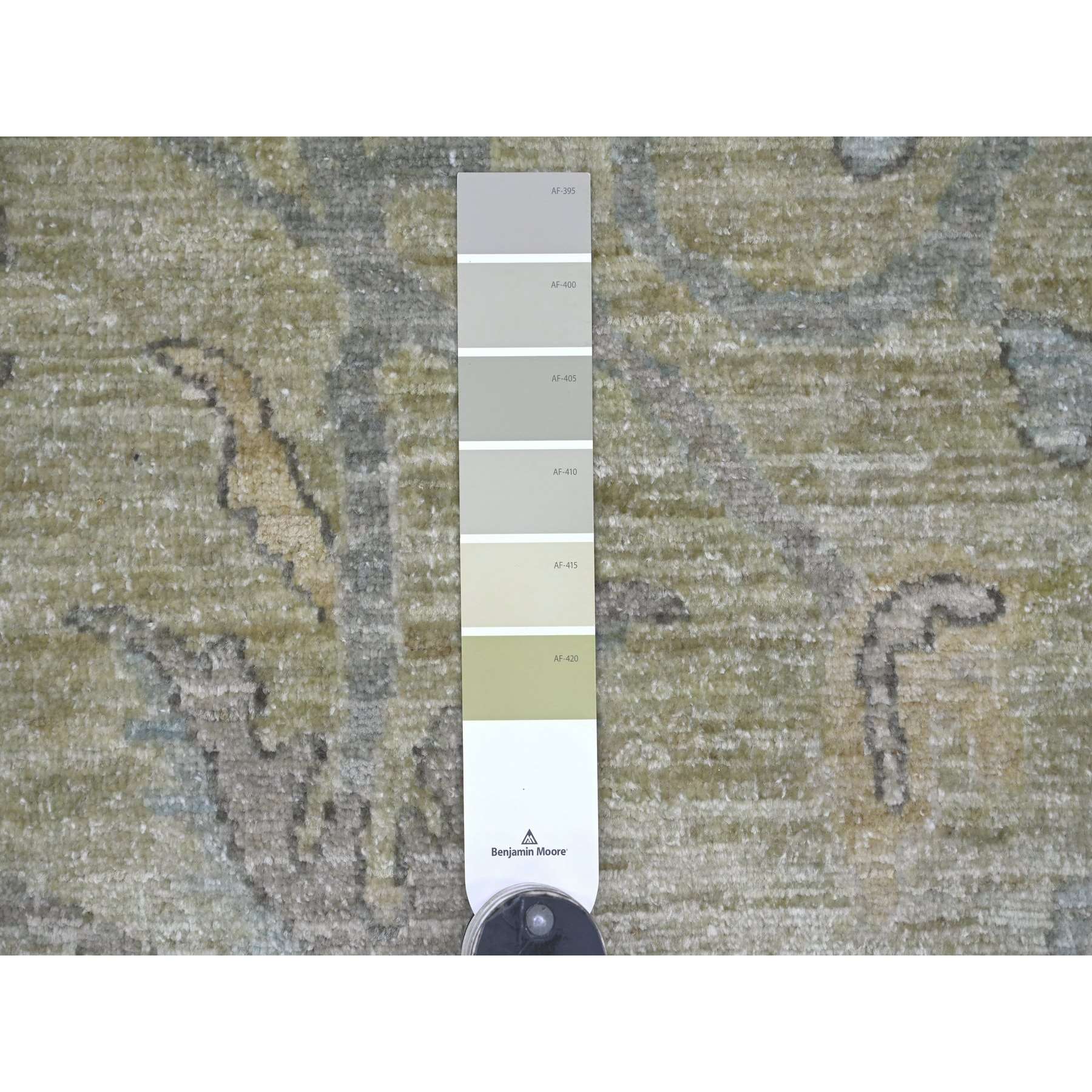 Oushak-And-Peshawar-Hand-Knotted-Rug-112205