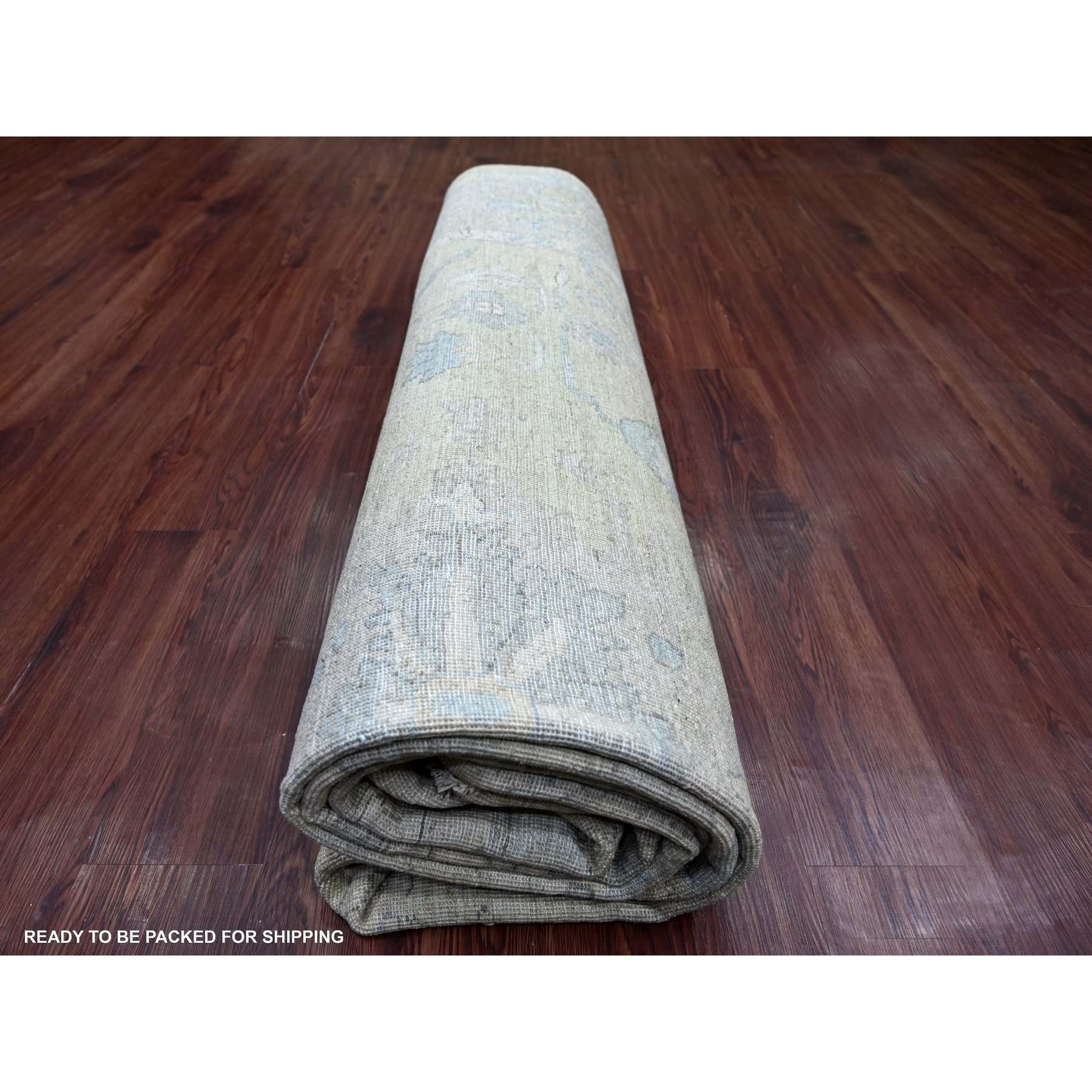 Oushak-And-Peshawar-Hand-Knotted-Rug-112205