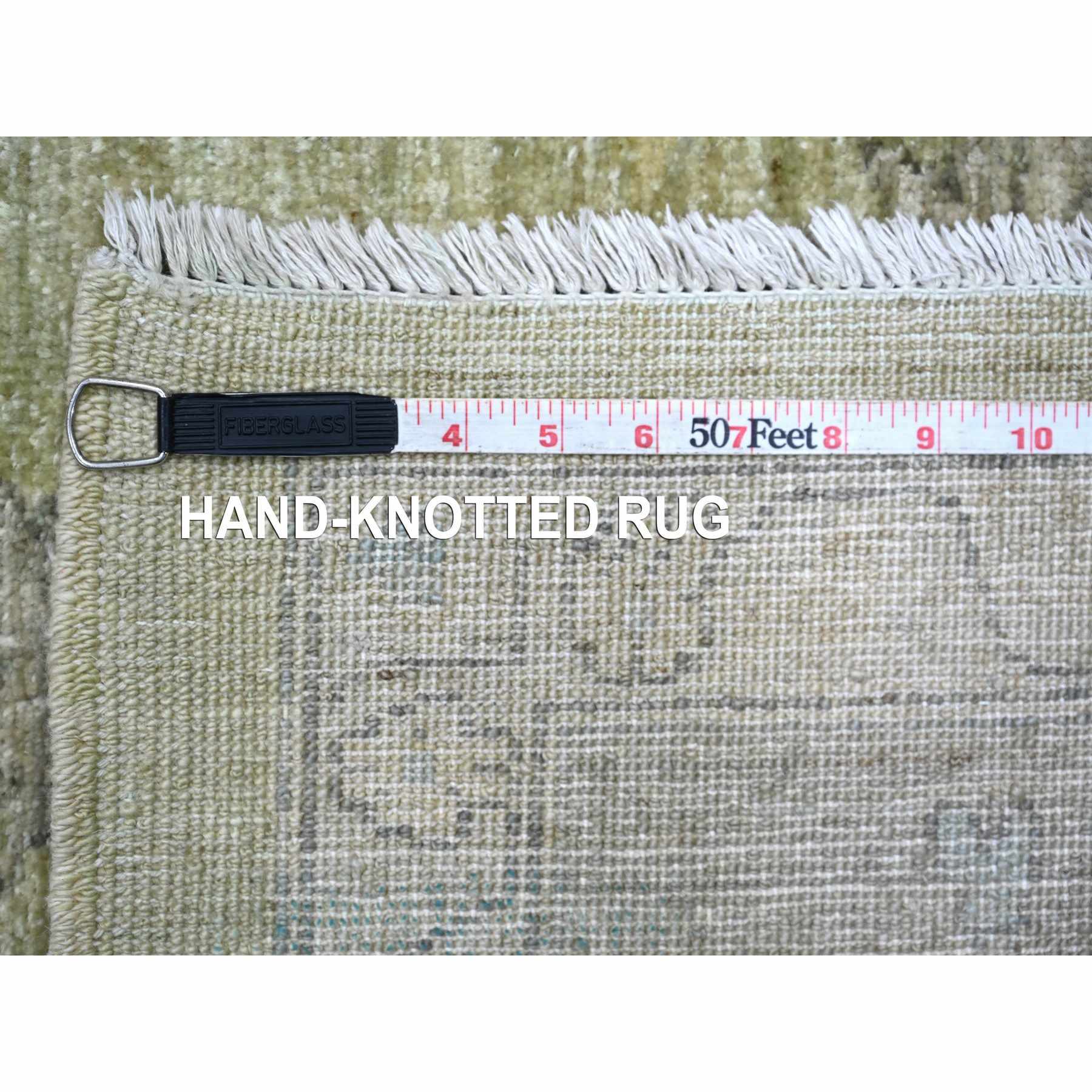 Oushak-And-Peshawar-Hand-Knotted-Rug-112205