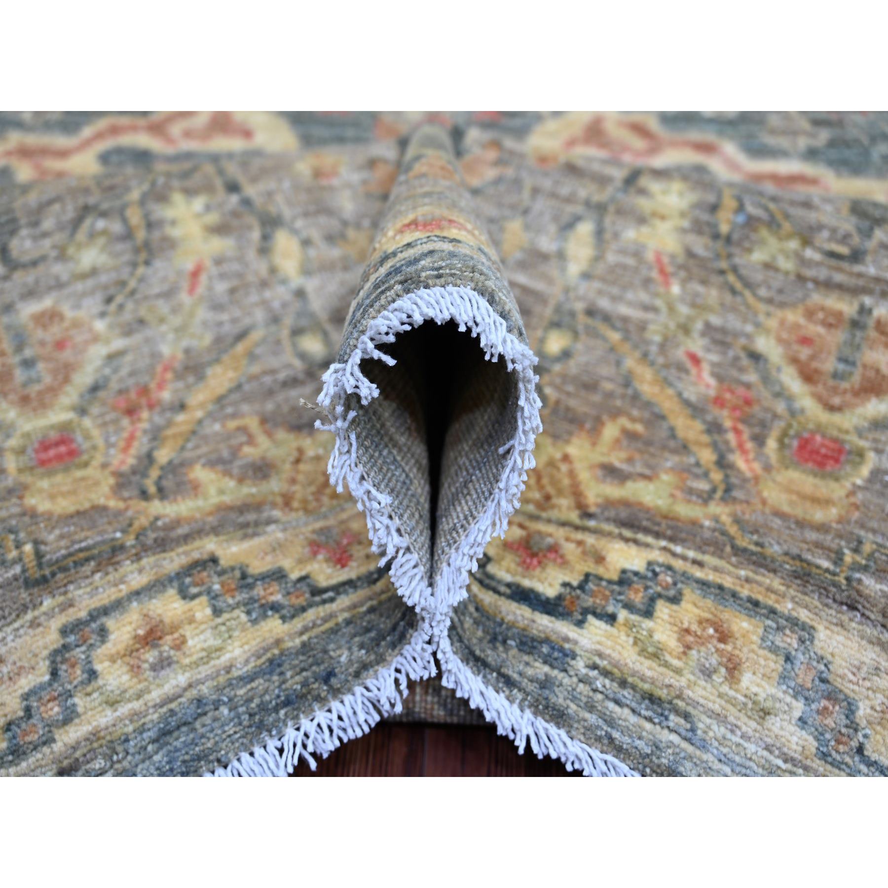 Oushak-And-Peshawar-Hand-Knotted-Rug-112210