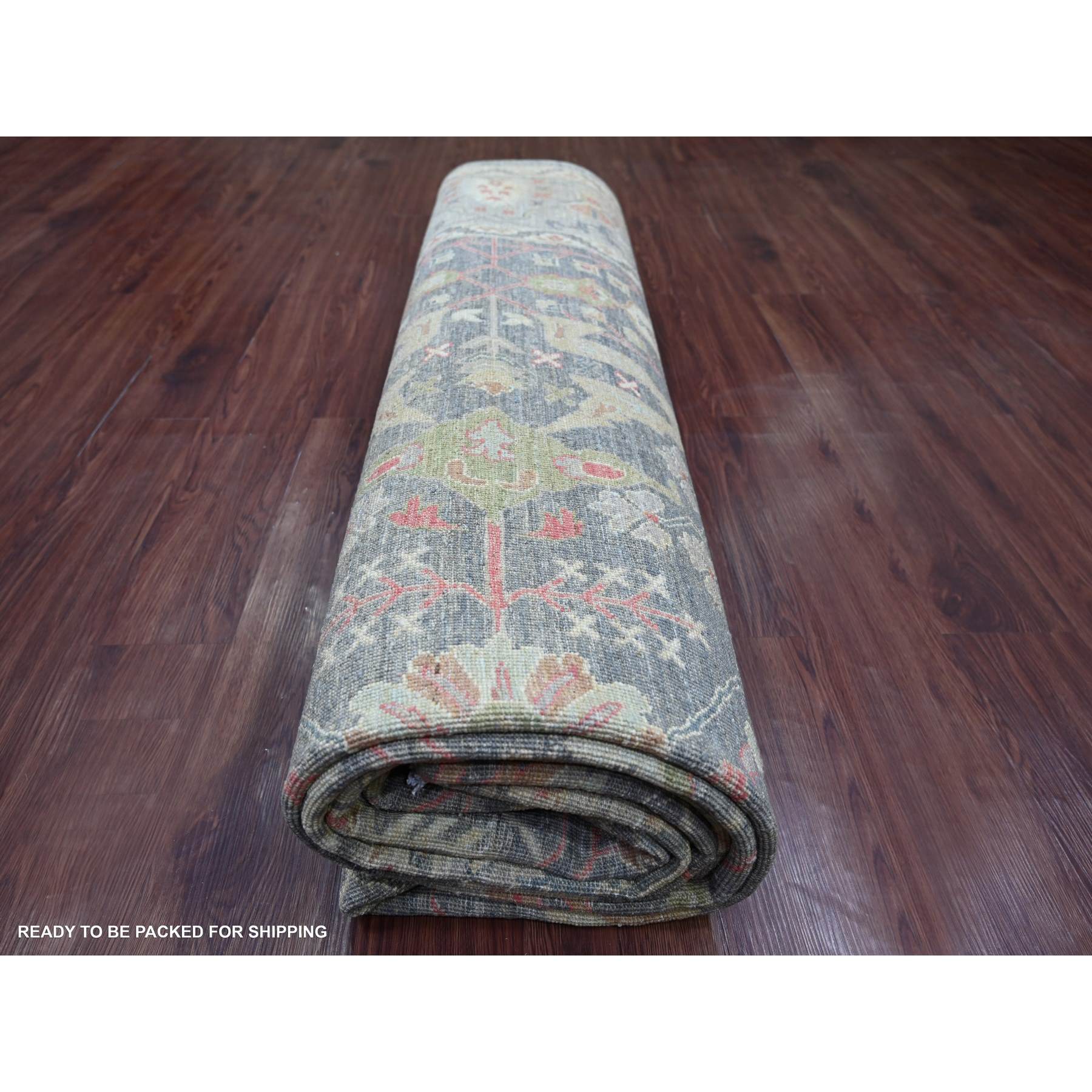 Oushak-And-Peshawar-Hand-Knotted-Rug-112210