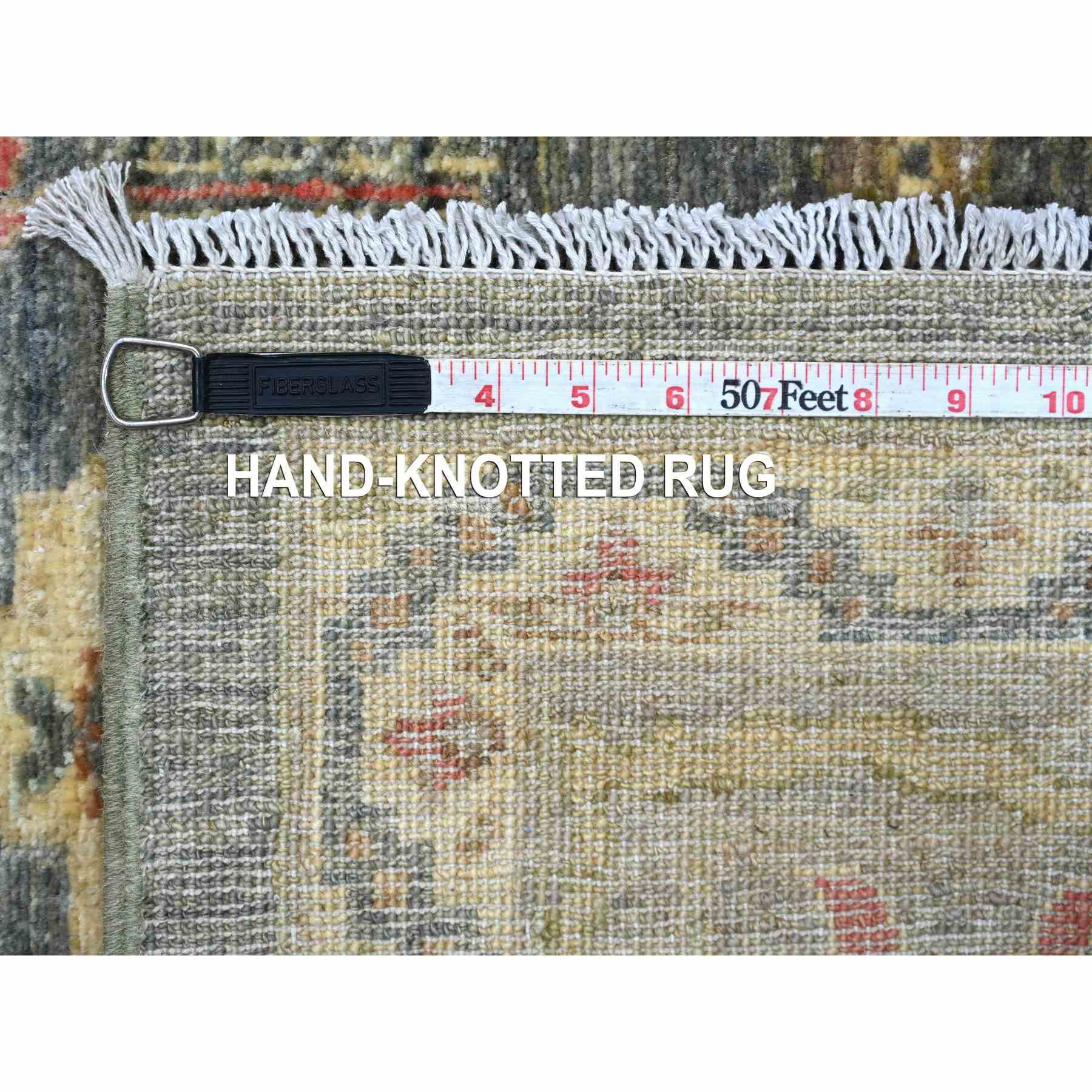 Oushak-And-Peshawar-Hand-Knotted-Rug-112210