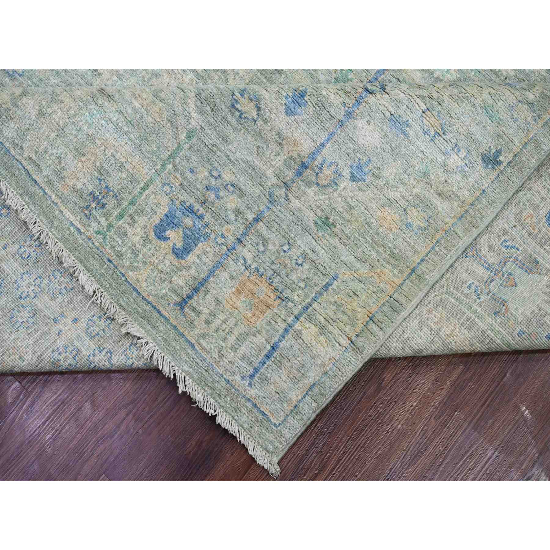 Oushak-And-Peshawar-Hand-Knotted-Rug-112215