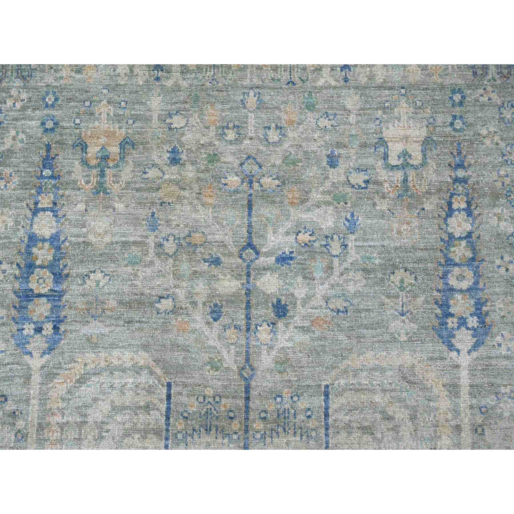 Oushak-And-Peshawar-Hand-Knotted-Rug-112215