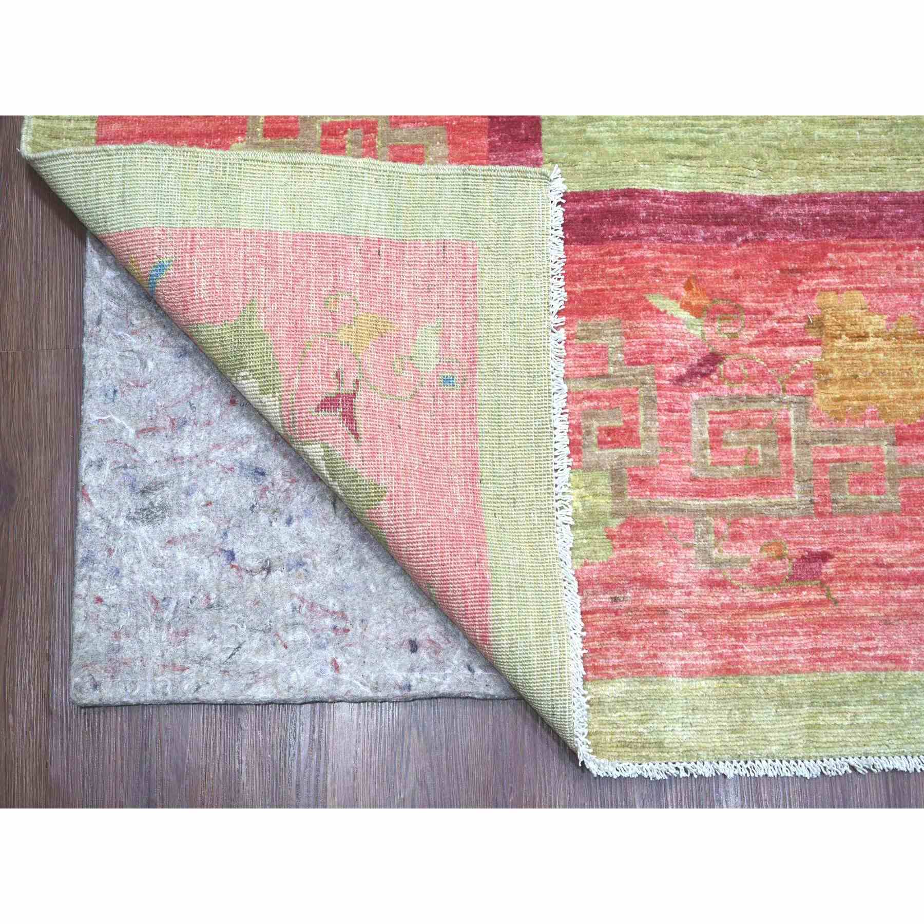 Oushak-And-Peshawar-Hand-Knotted-Rug-112270
