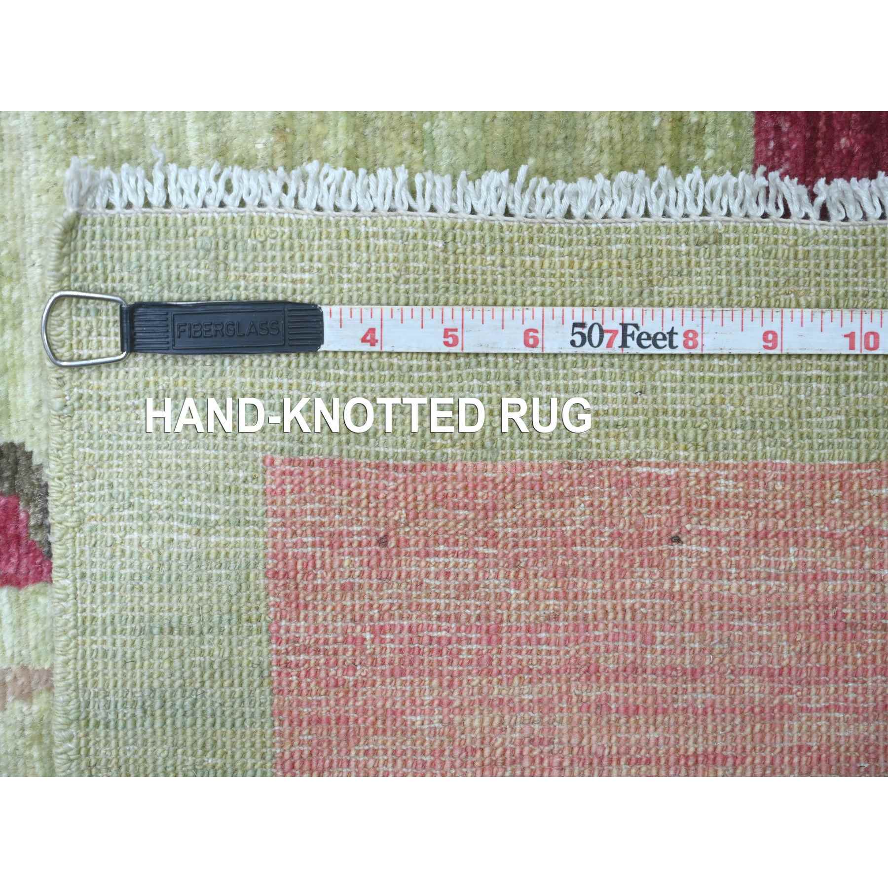 Oushak-And-Peshawar-Hand-Knotted-Rug-112270