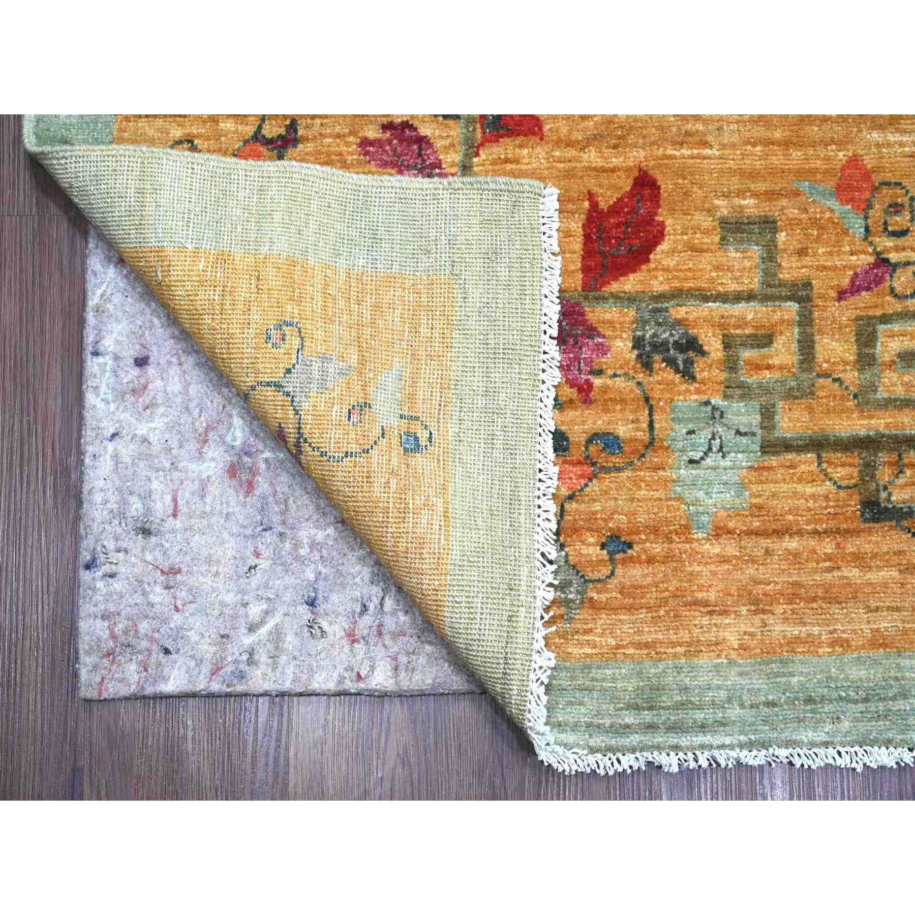 Oushak-And-Peshawar-Hand-Knotted-Rug-112275