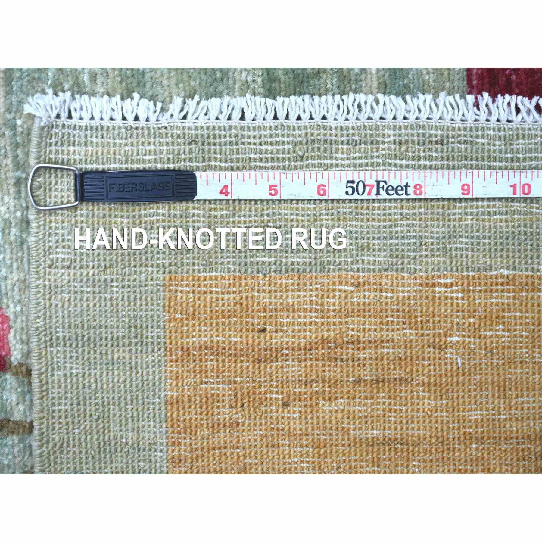Oushak-And-Peshawar-Hand-Knotted-Rug-112275