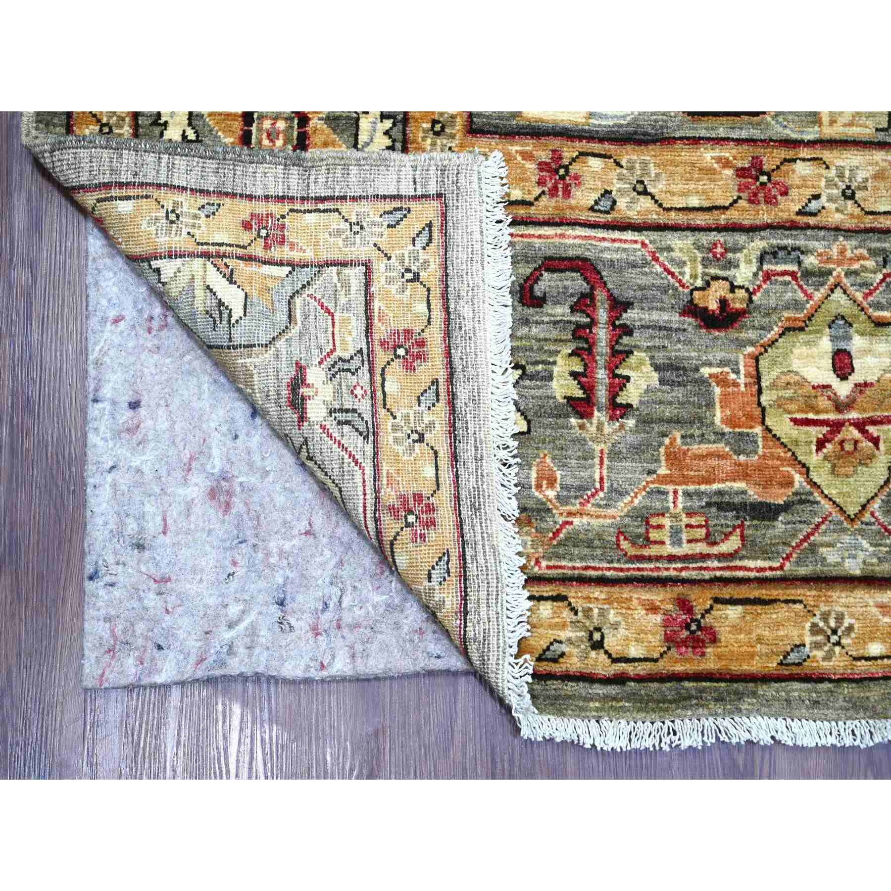 Oushak-And-Peshawar-Hand-Knotted-Rug-112285