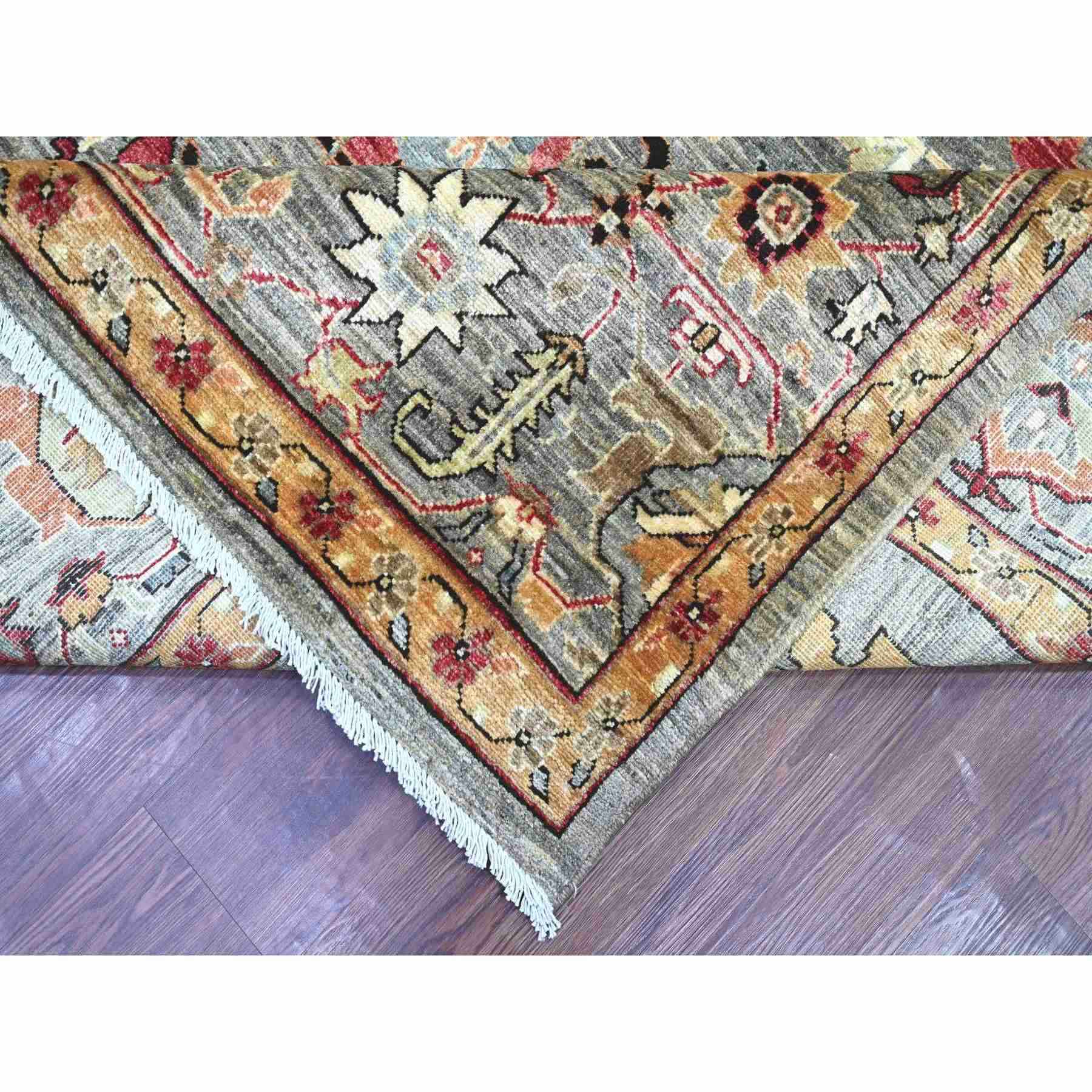Oushak-And-Peshawar-Hand-Knotted-Rug-112285
