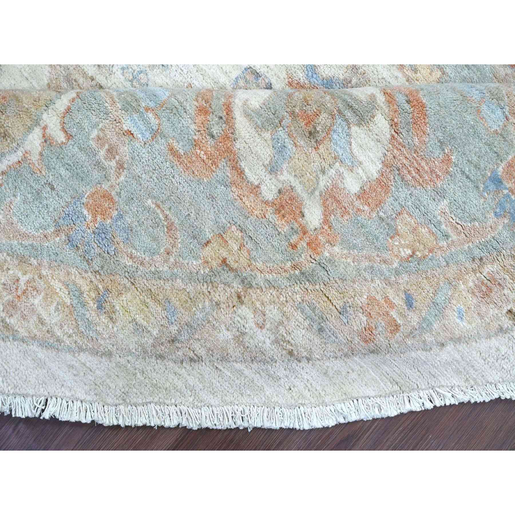 Oushak-And-Peshawar-Hand-Knotted-Rug-112300