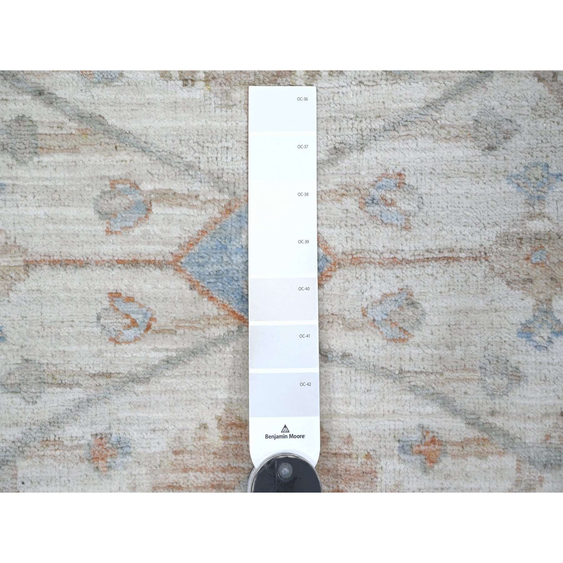 Oushak-And-Peshawar-Hand-Knotted-Rug-112300