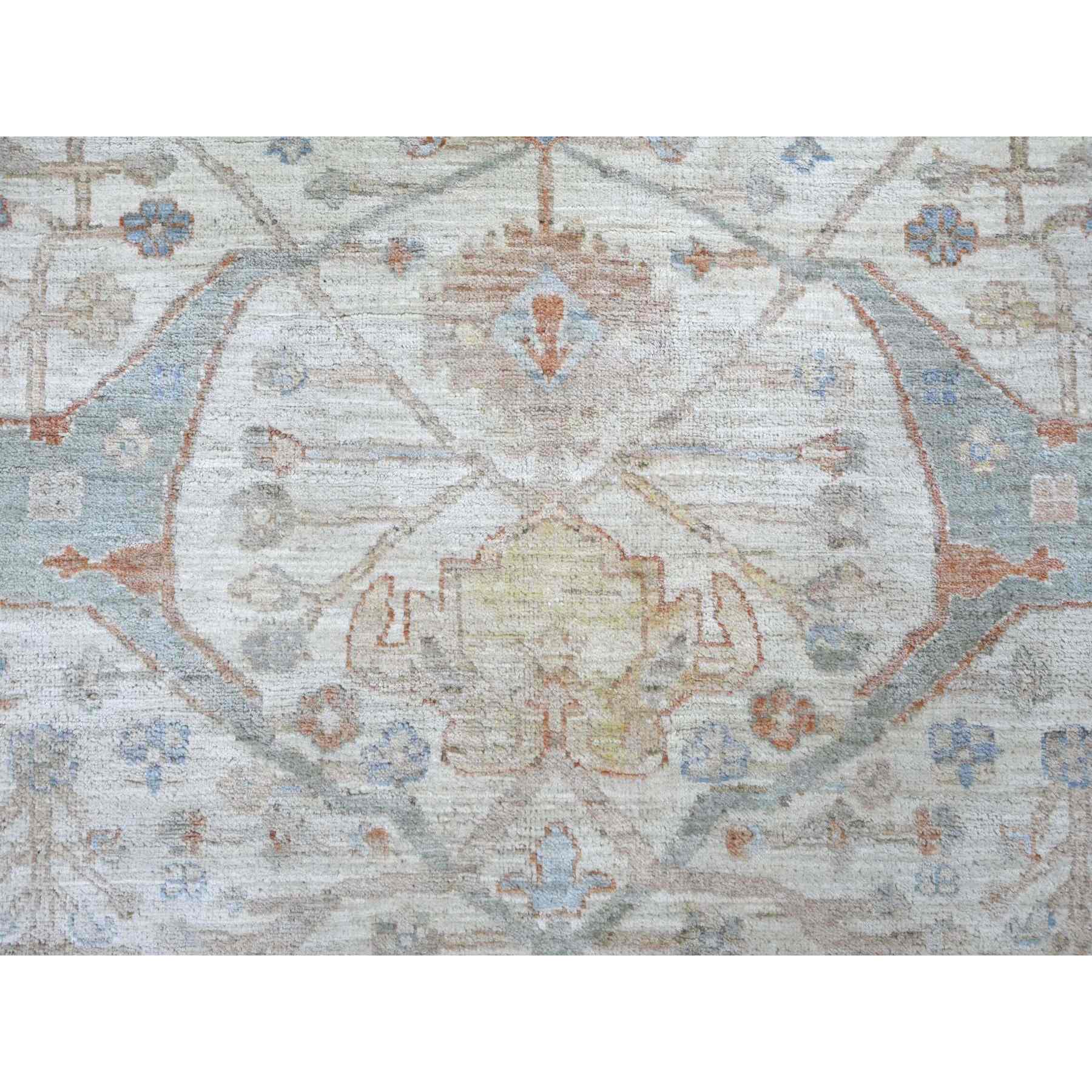 Oushak-And-Peshawar-Hand-Knotted-Rug-112300