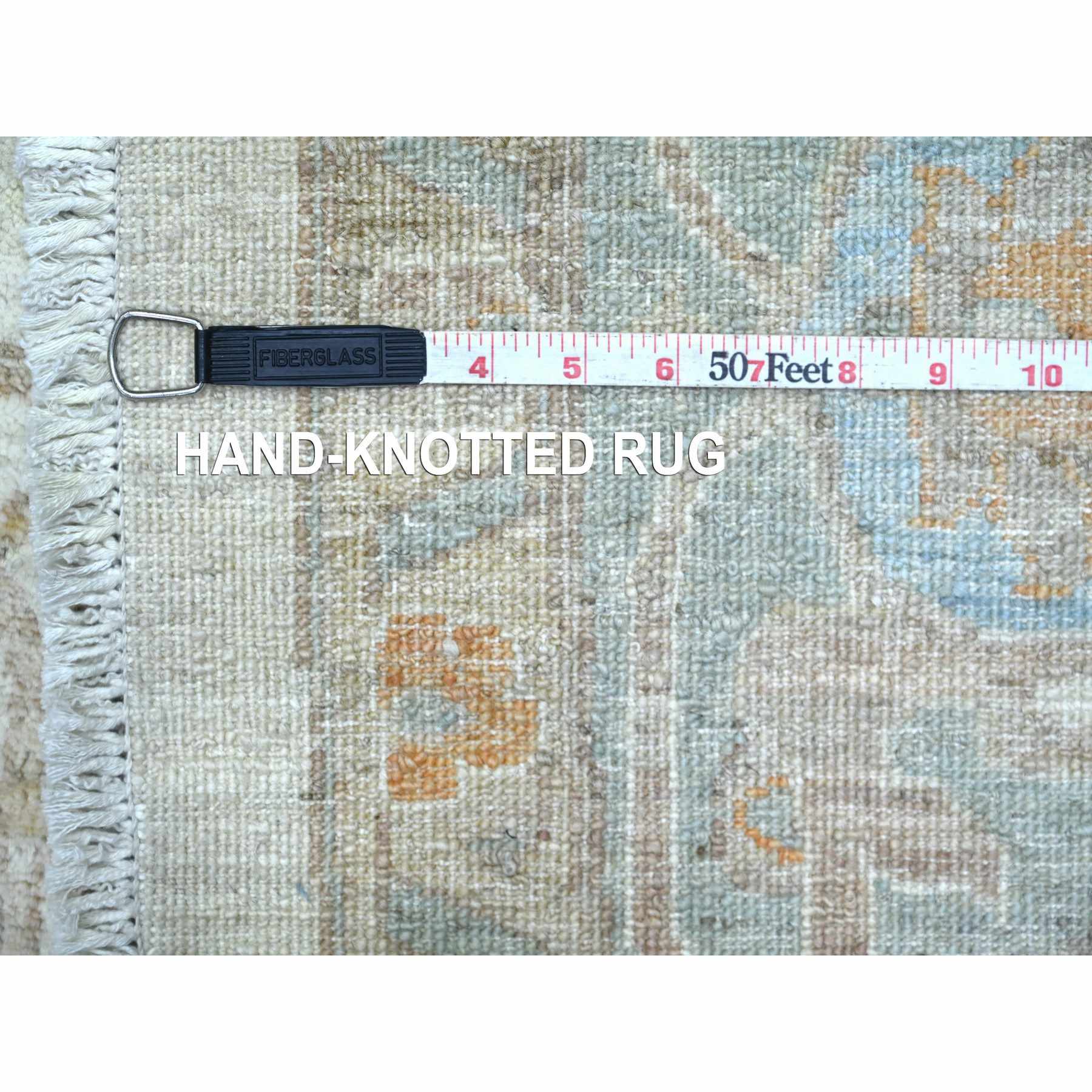 Oushak-And-Peshawar-Hand-Knotted-Rug-112300