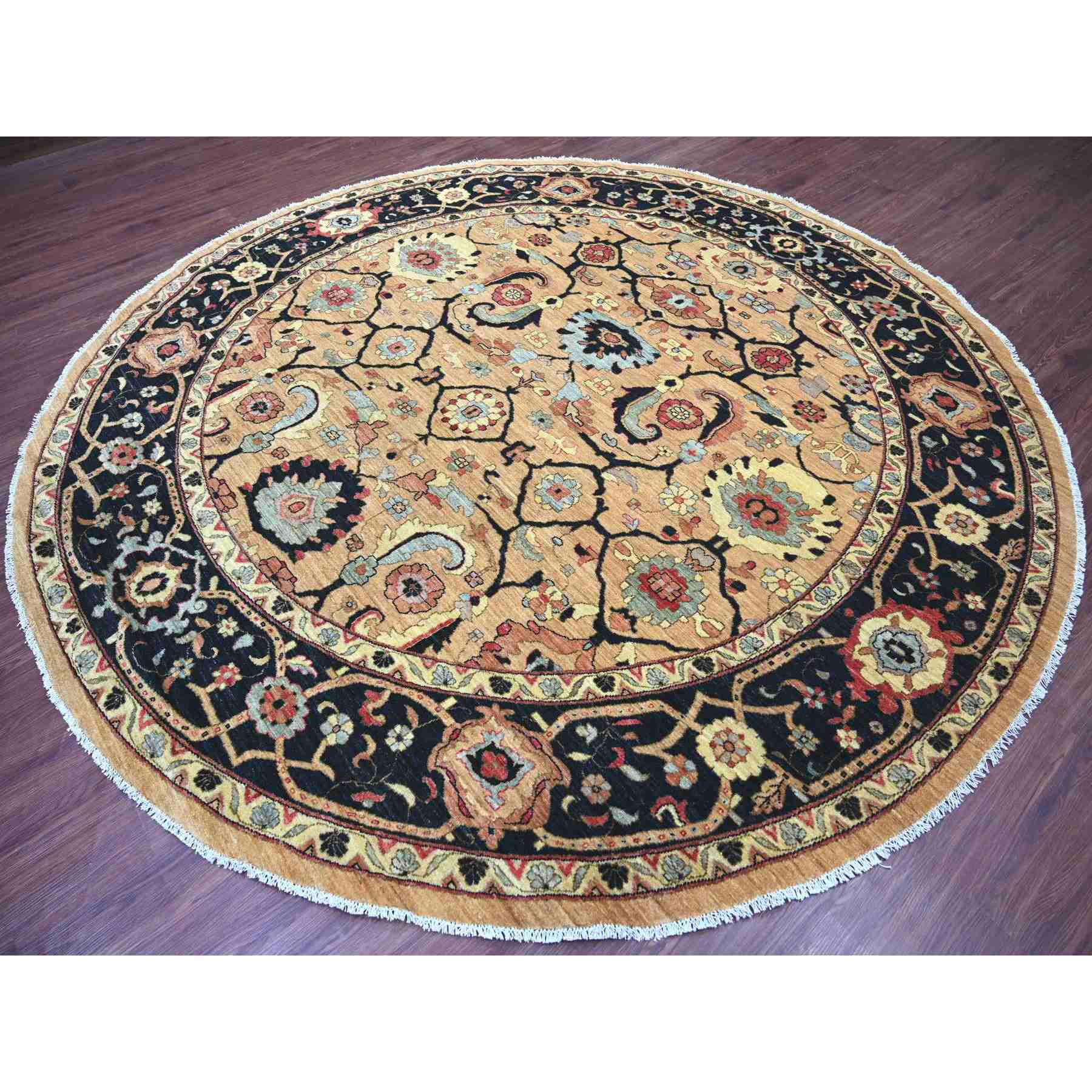 Oushak-And-Peshawar-Hand-Knotted-Rug-112305