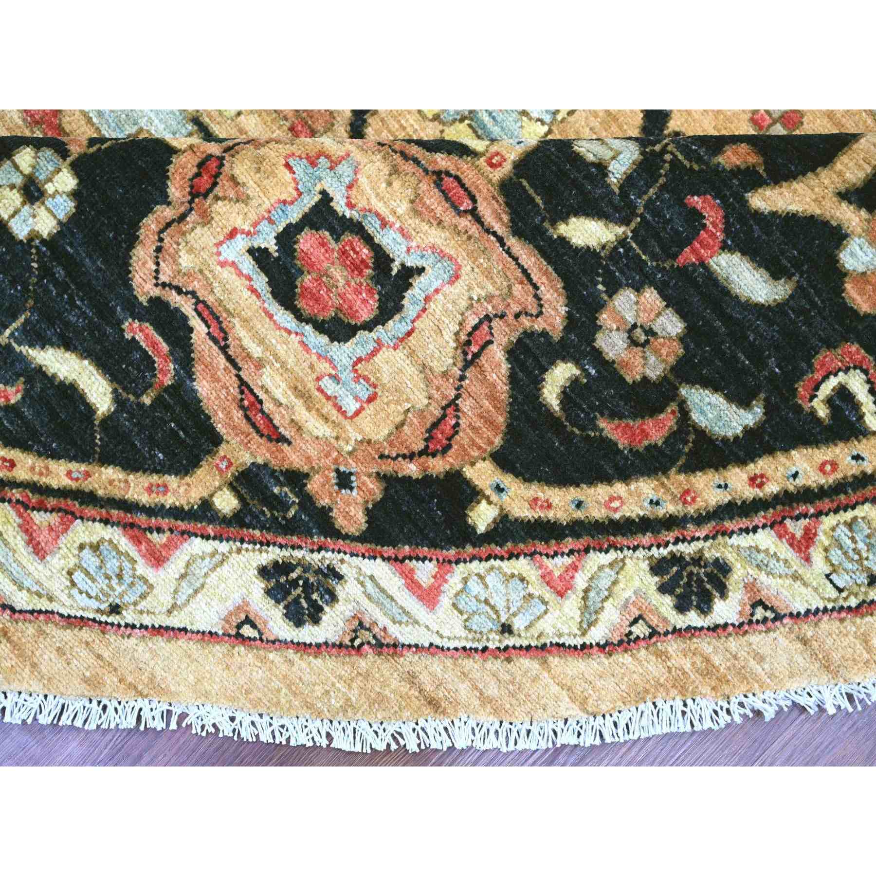 Oushak-And-Peshawar-Hand-Knotted-Rug-112305