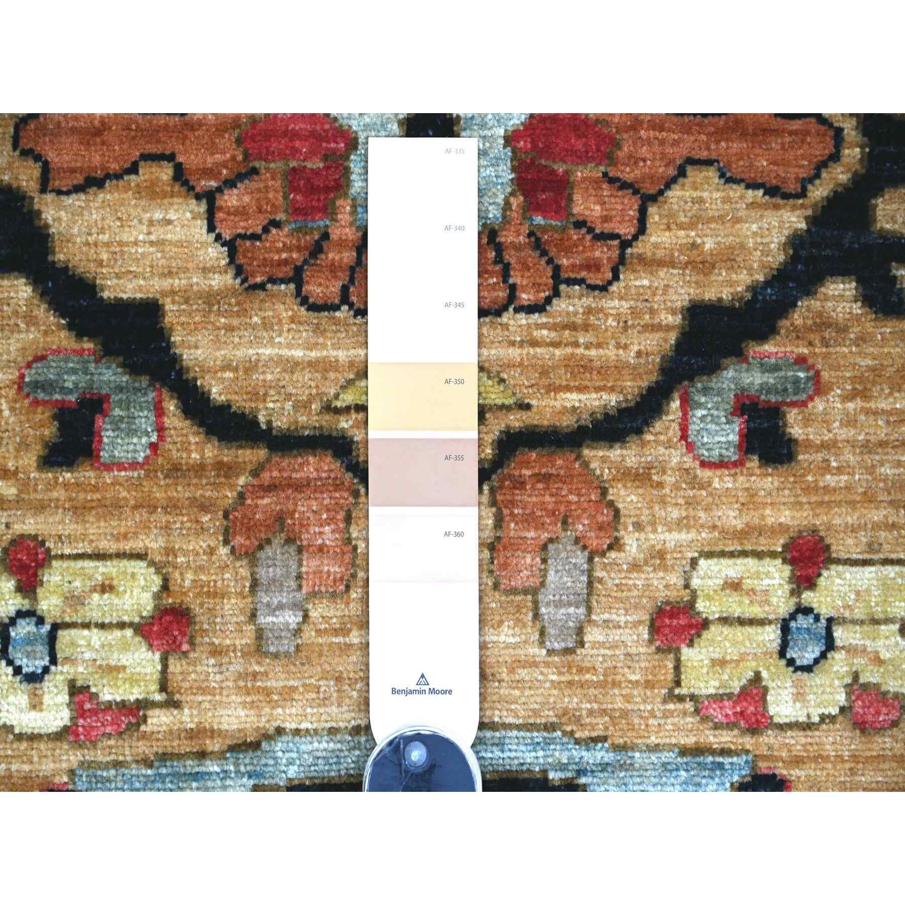 Oushak-And-Peshawar-Hand-Knotted-Rug-112305
