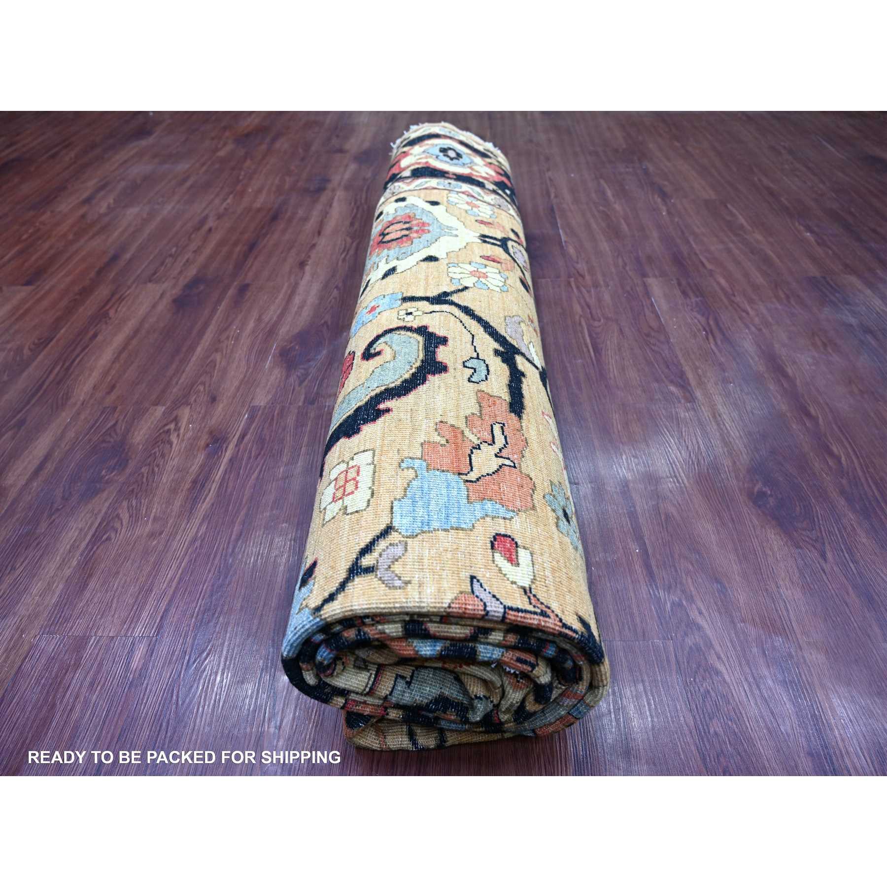 Oushak-And-Peshawar-Hand-Knotted-Rug-112305
