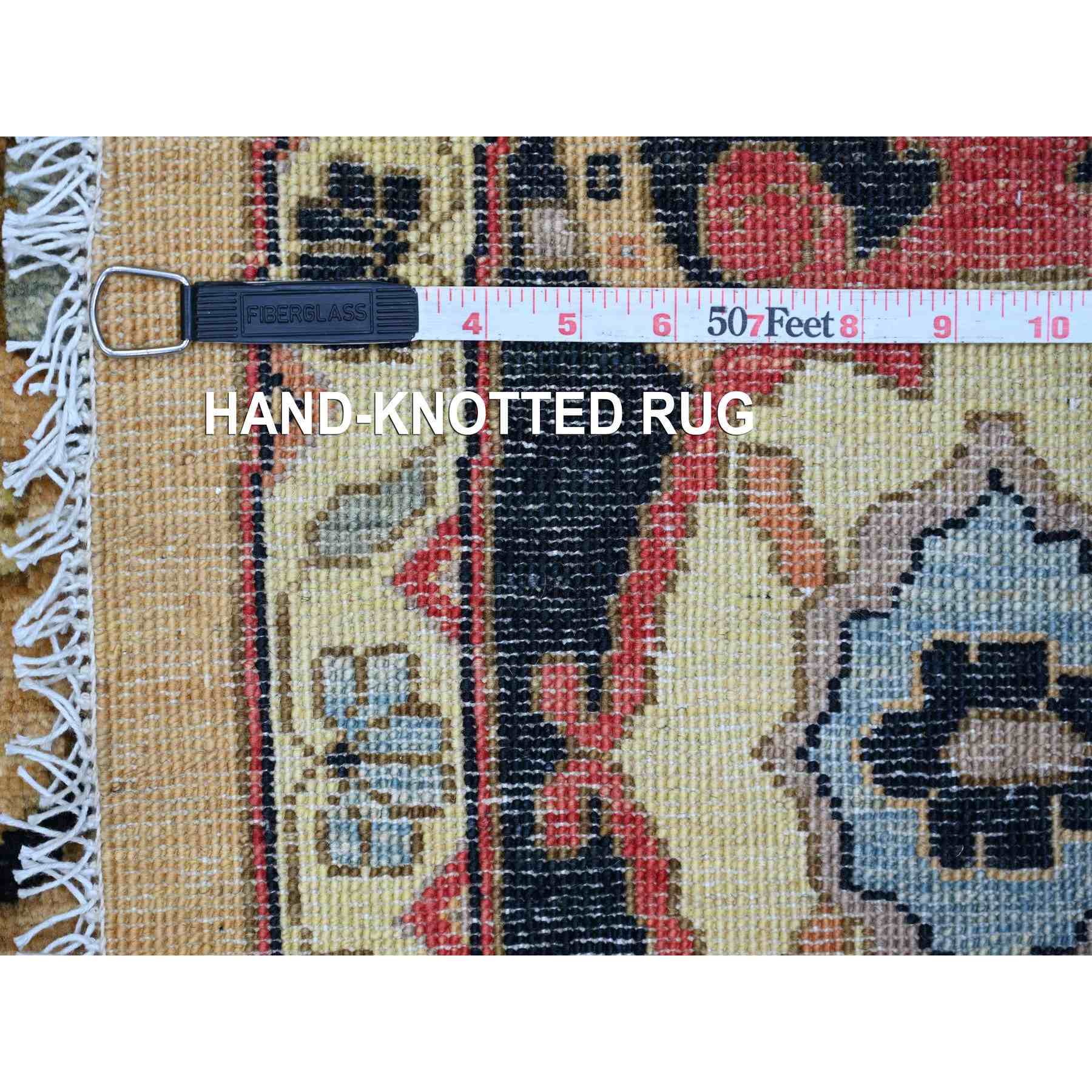 Oushak-And-Peshawar-Hand-Knotted-Rug-112305