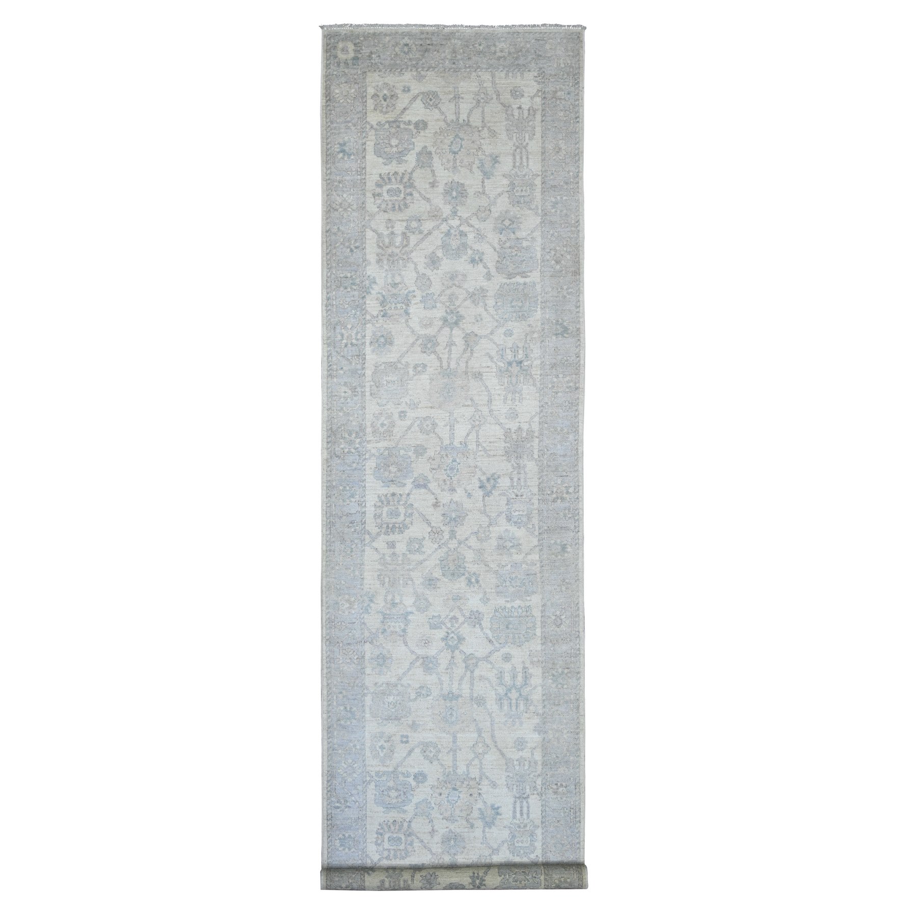 Oushak-And-Peshawar-Hand-Knotted-Rug-112310