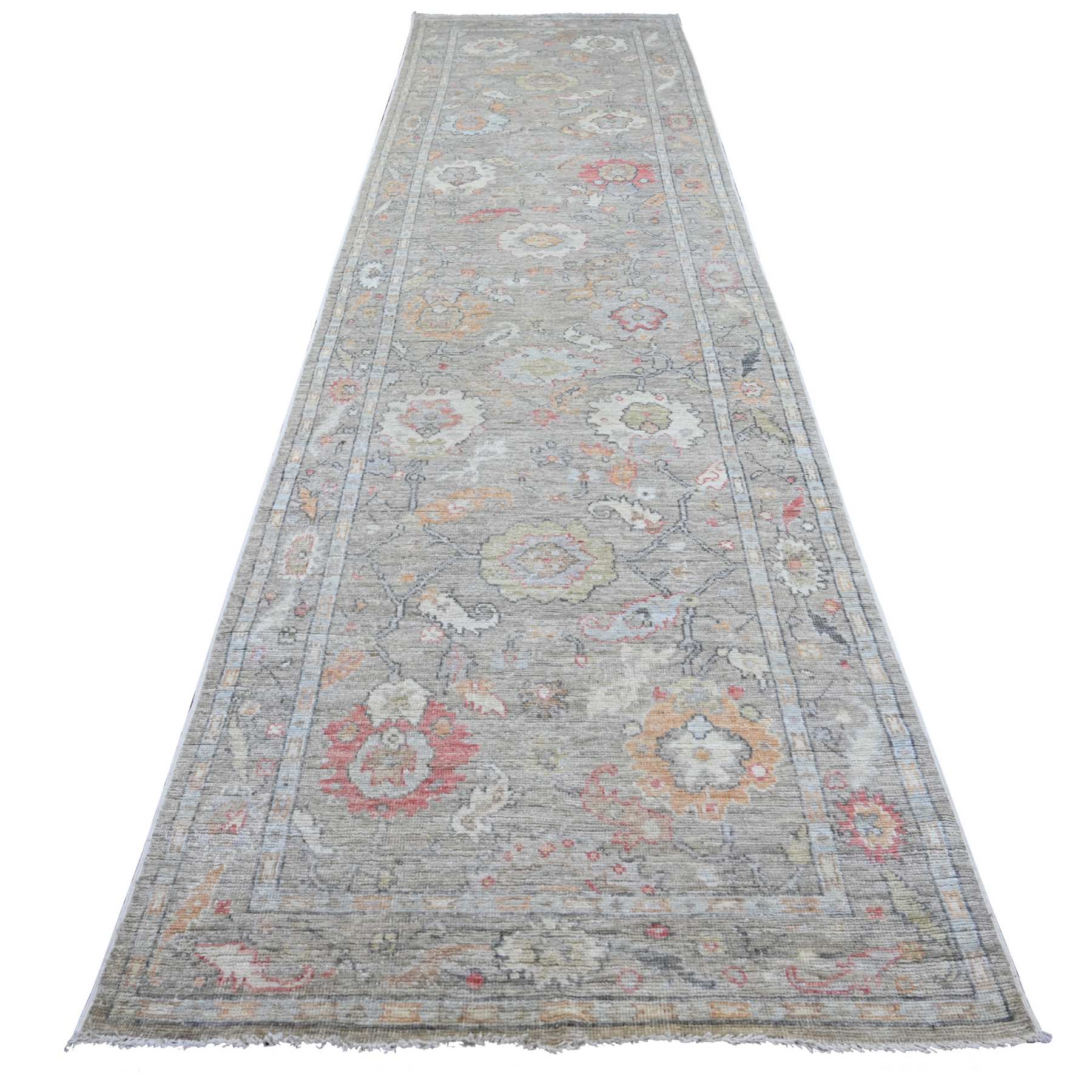 Oushak-And-Peshawar-Hand-Knotted-Rug-112315