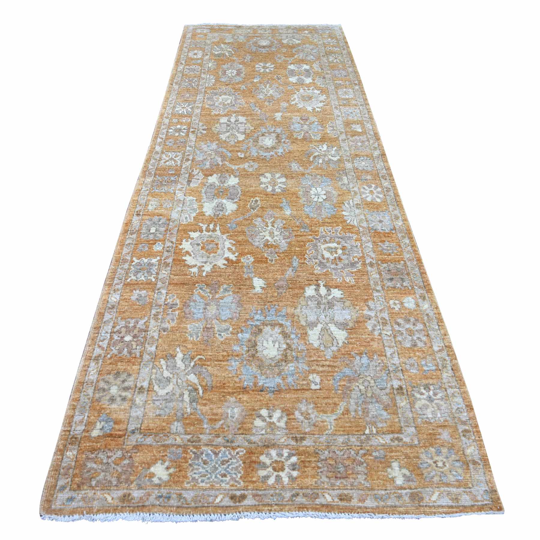 Oushak-And-Peshawar-Hand-Knotted-Rug-112325