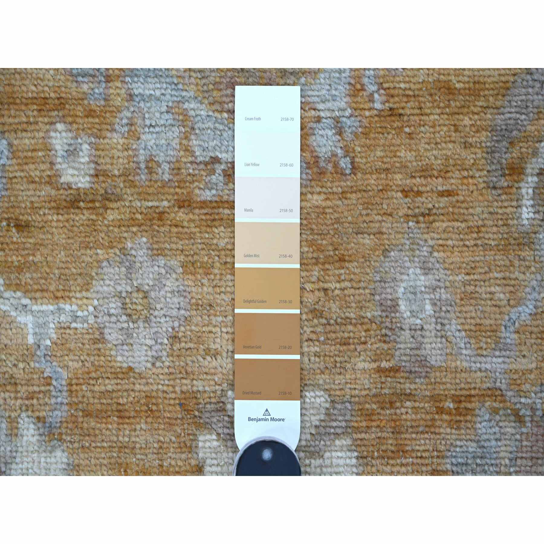 Oushak-And-Peshawar-Hand-Knotted-Rug-112325