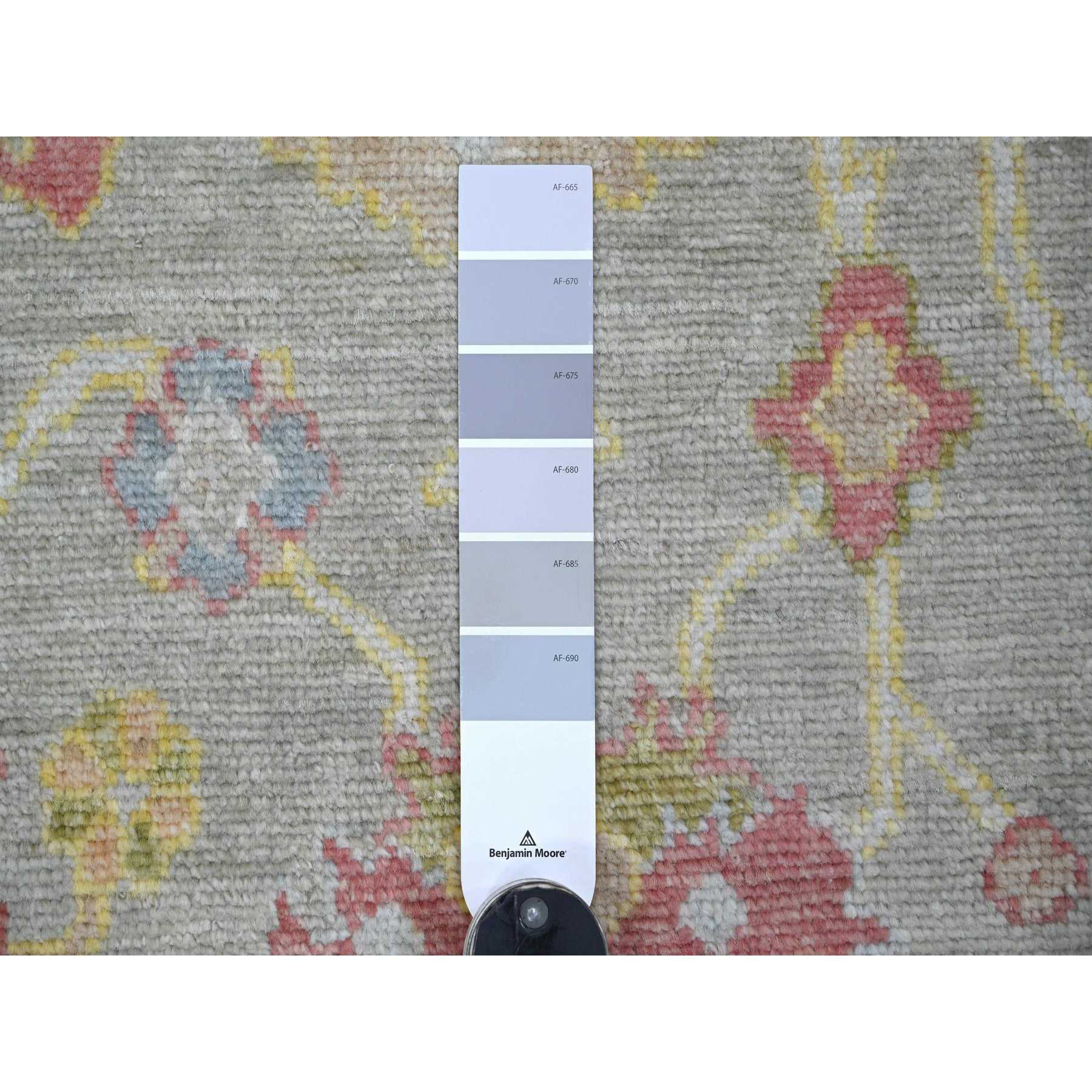 Oushak-And-Peshawar-Hand-Knotted-Rug-112330