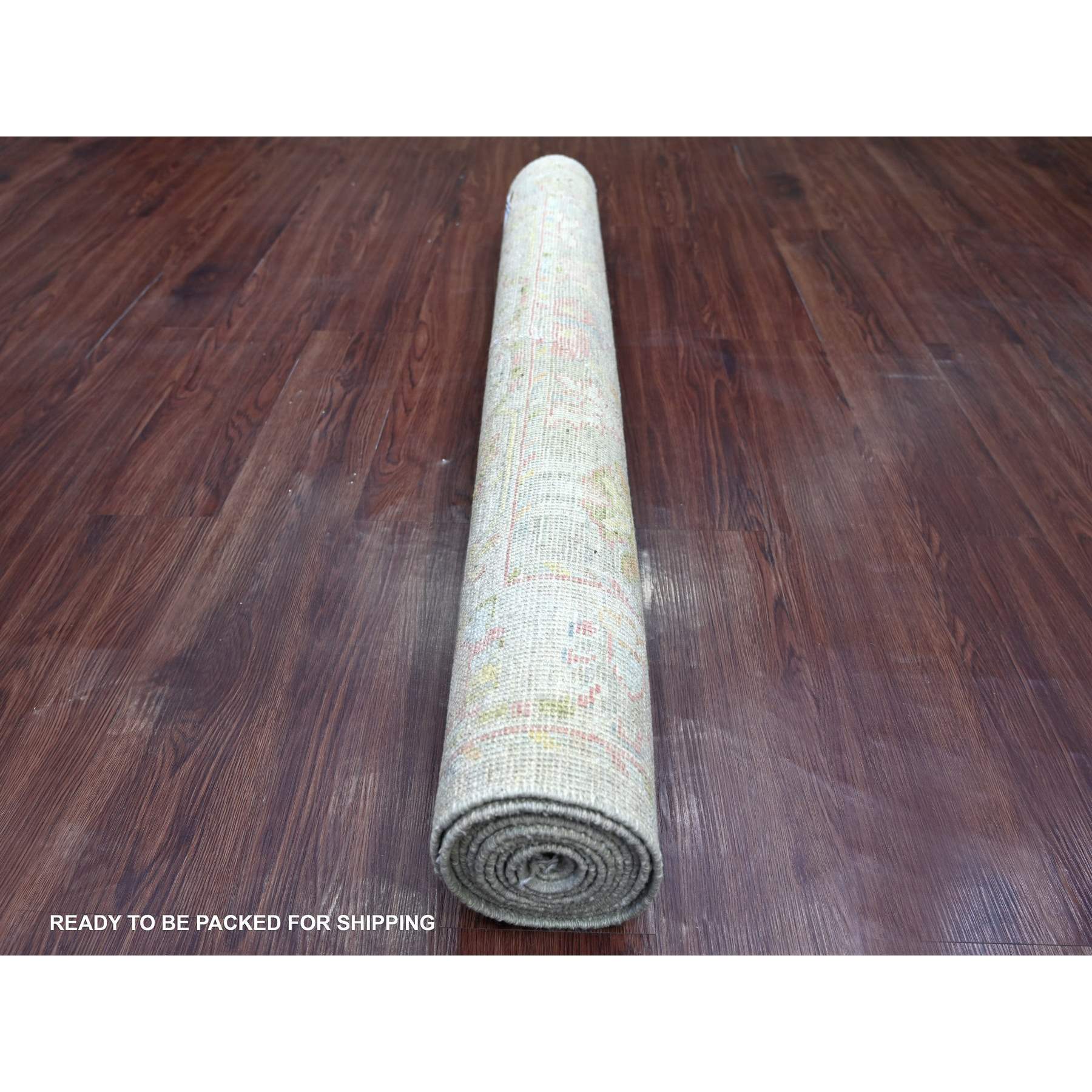 Oushak-And-Peshawar-Hand-Knotted-Rug-112330