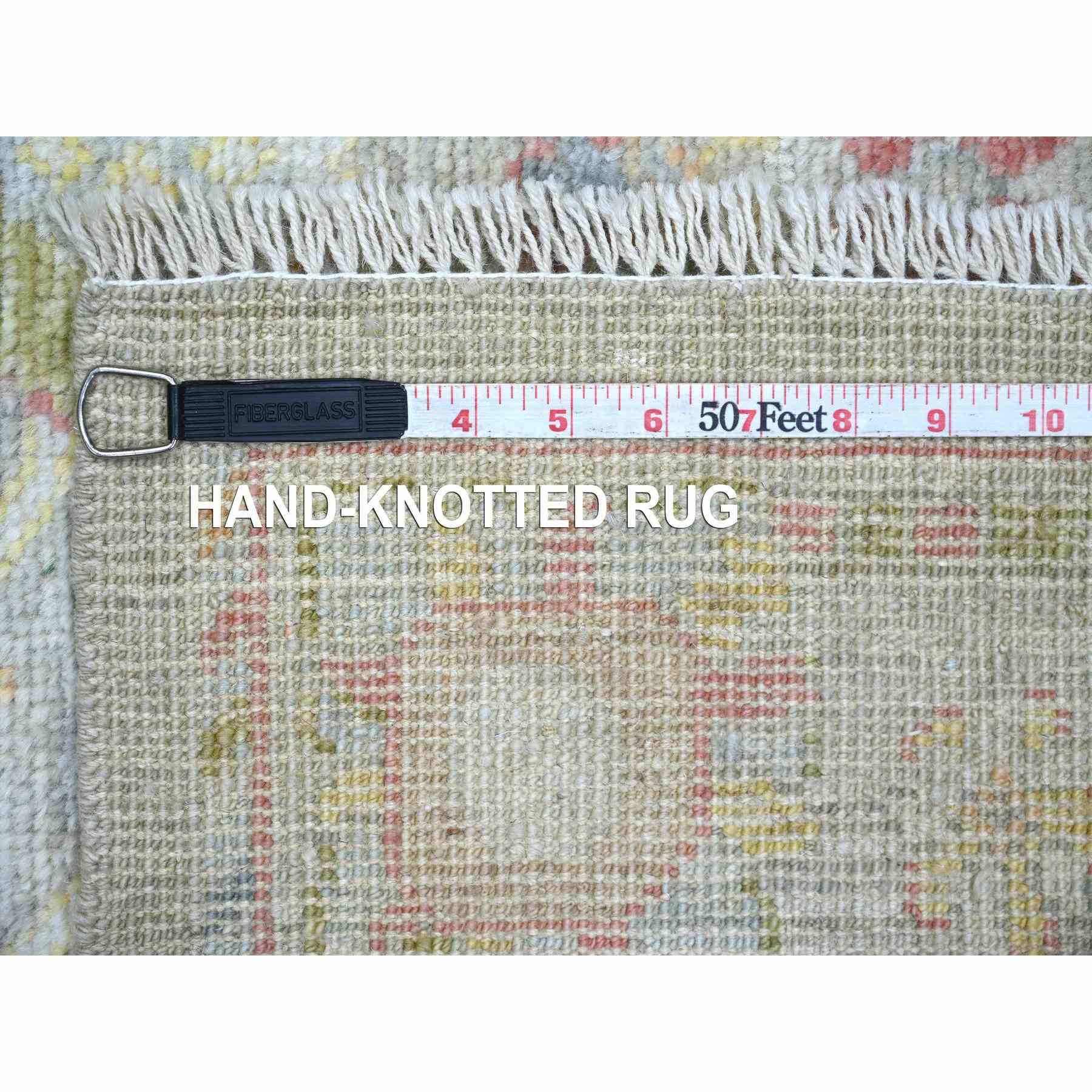 Oushak-And-Peshawar-Hand-Knotted-Rug-112330