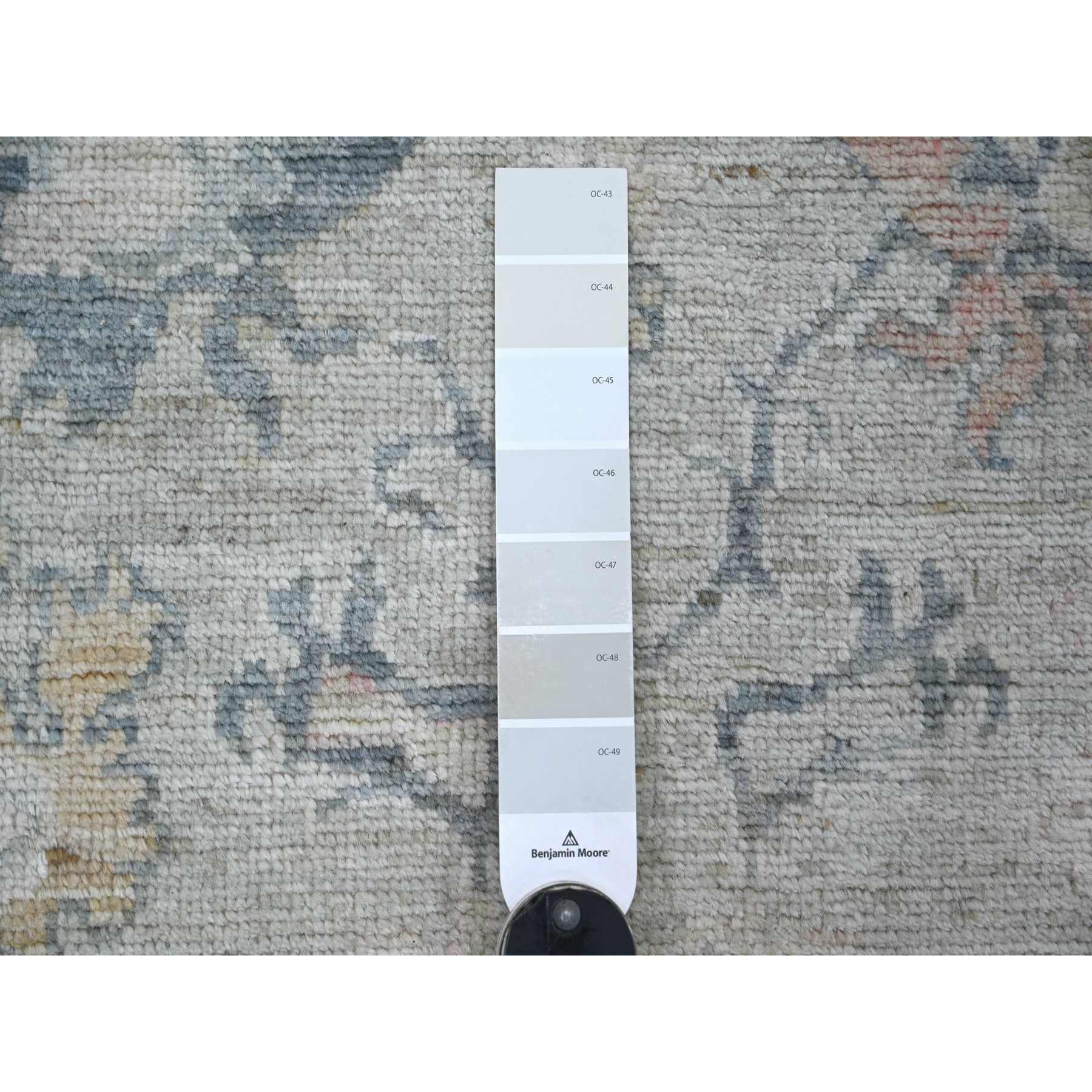 Oushak-And-Peshawar-Hand-Knotted-Rug-112335